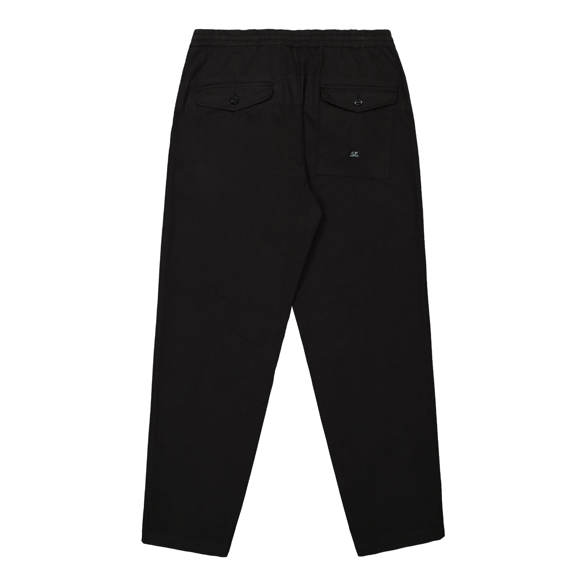 C.P. Company Microreps Loose Pants Black Casual Pants Material | Overkill