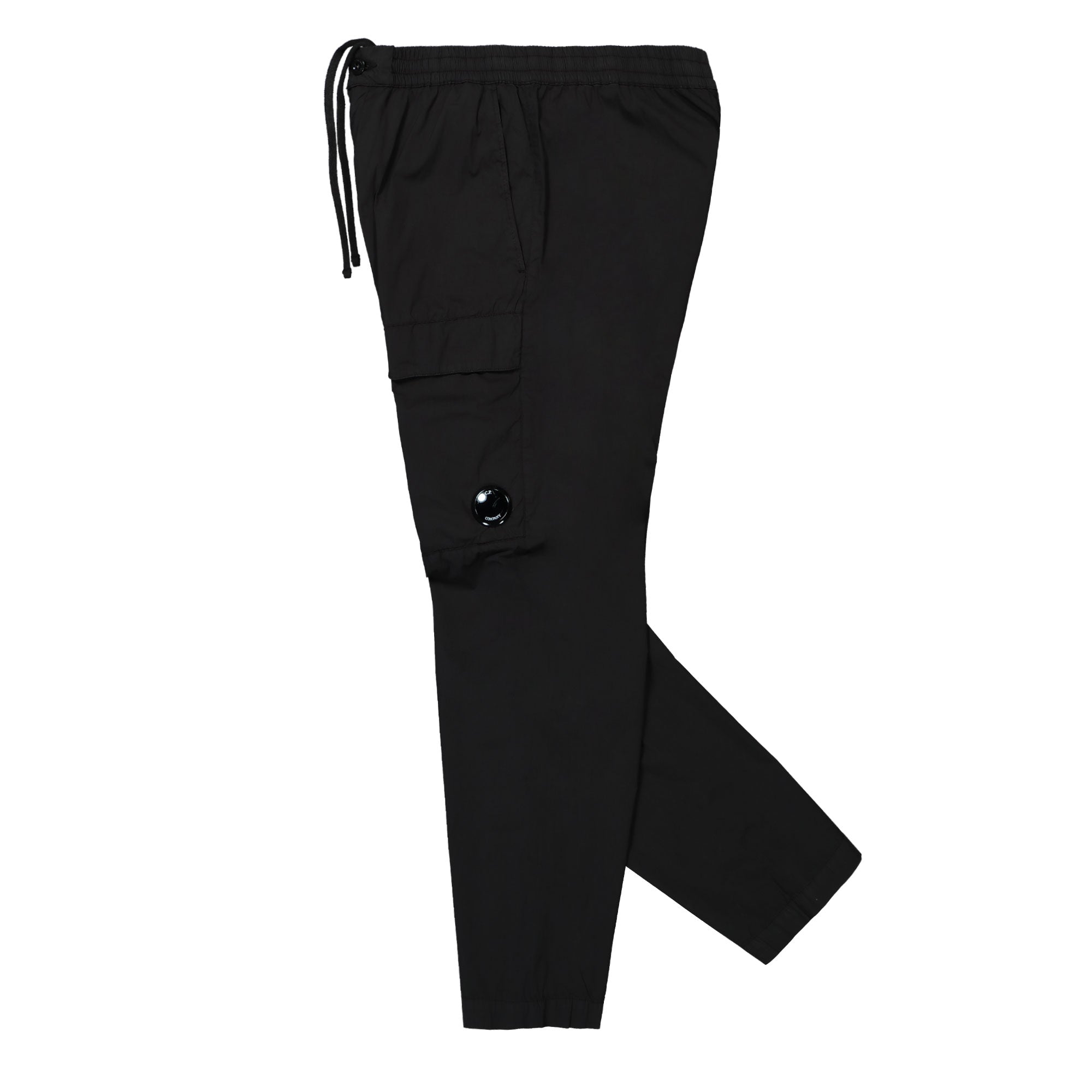 C.P. Company Loose Cargo Pants Black Cargo Pants Close-up | Overkill
