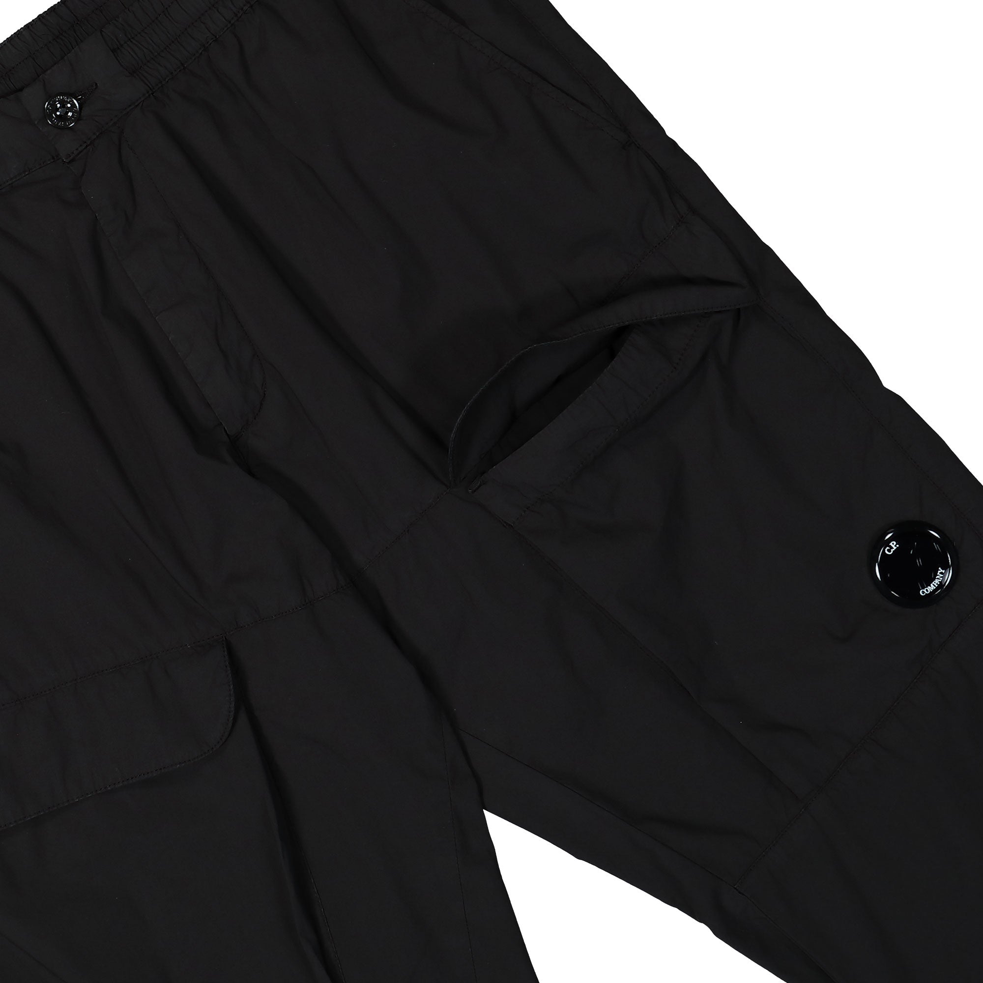 C.P. Company Loose Cargo Pants Black Cargo Pants Detail view 2 | Overkill