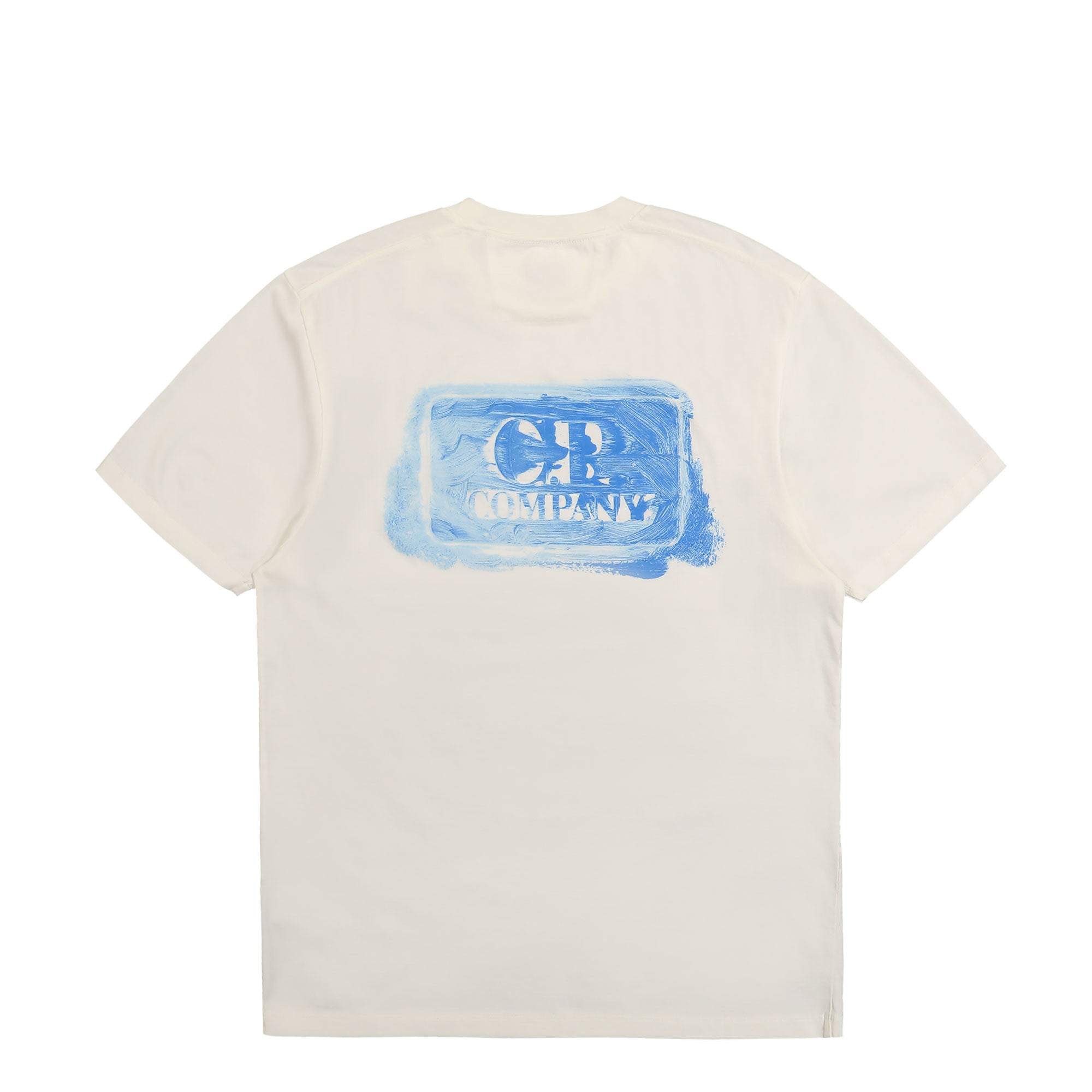 C.P. Company 30/1 Jersey Graphic Logo T-Shirt Gauze White T-Shirts Detail view 1 | Overkill