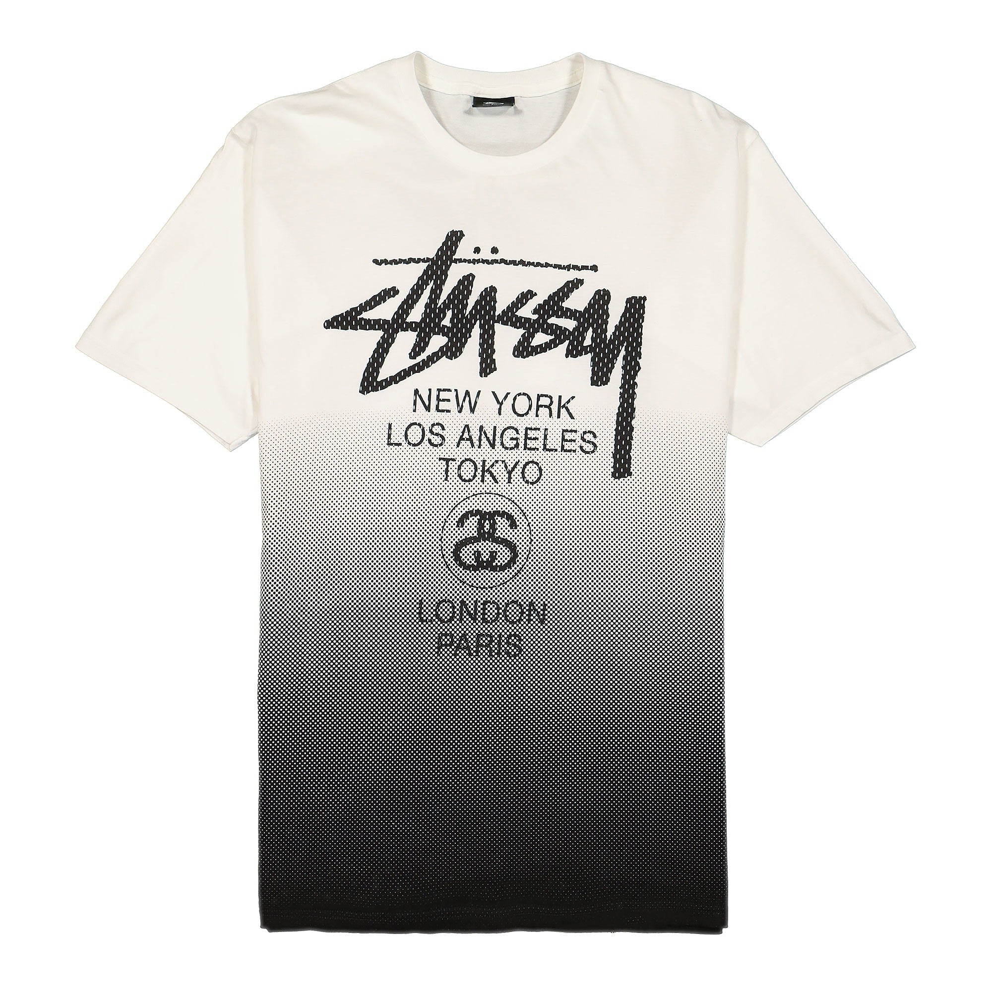 Stussy world tour mesh tee White T-Shirts 1903538 / 1201 | Overkill