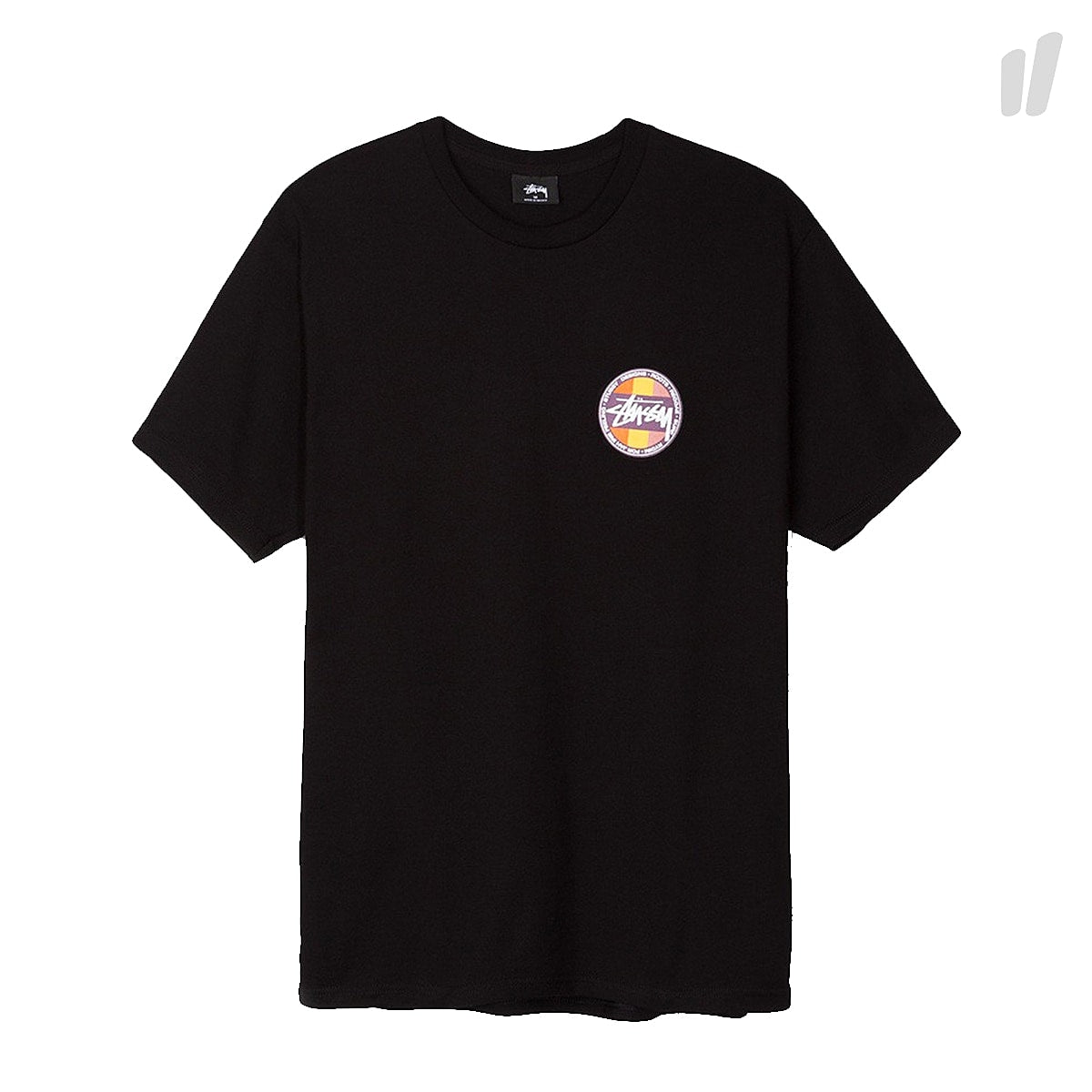 Stussy Reggae Surf Dot Tee Black T-Shirts 1904070 / 0001 | Overkill