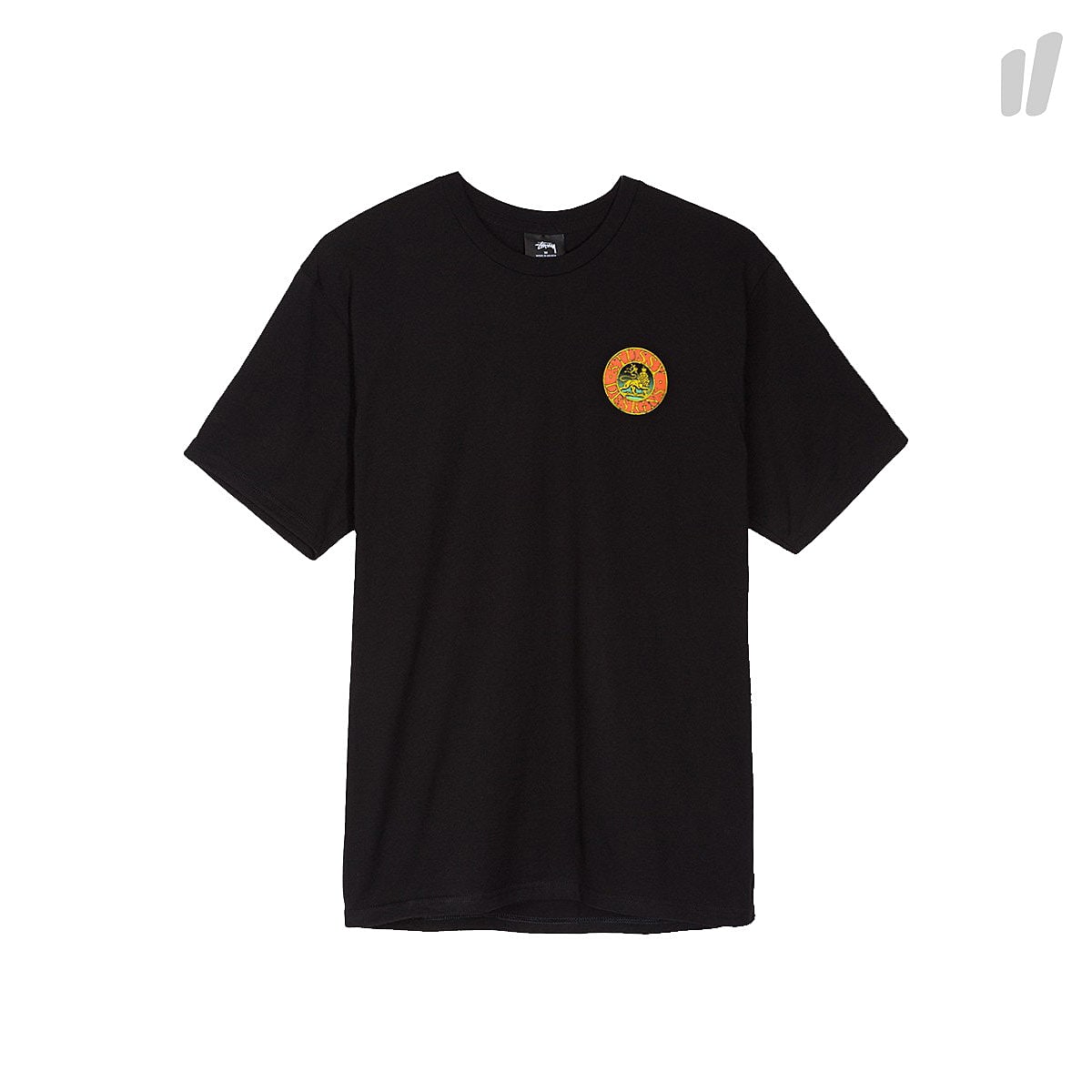 Stussy Lion Seal Tee Black T-Shirts 1904112 / 0001 | Overkill