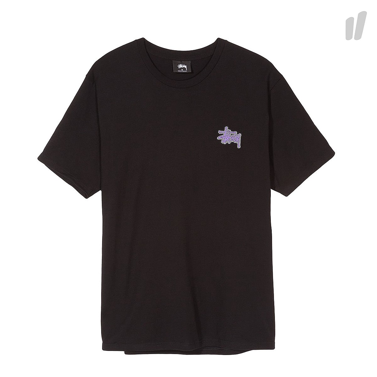 Stussy Checkers Tee Black T-Shirts 1904145 / 0001 | Overkill