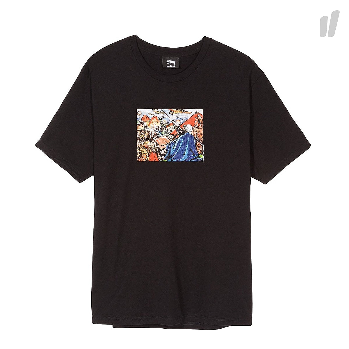 Stussy Selassie Tee Black T-Shirts 1904154 / 0001 | Overkill