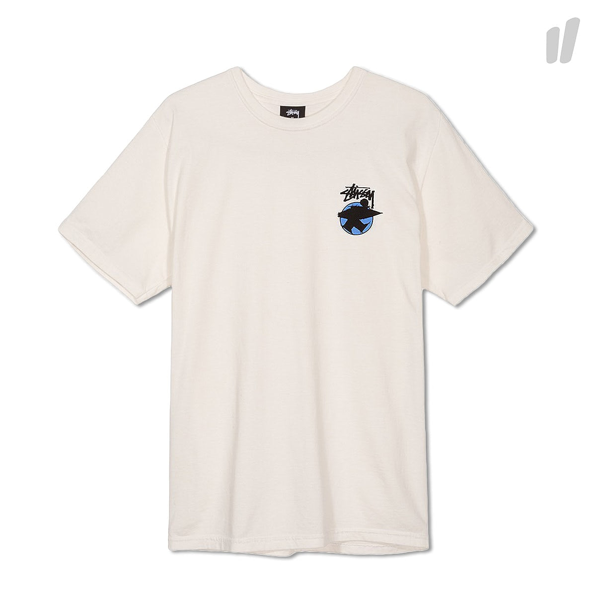 Stussy Surfman Dot Pig. Dyed Tee Natural T-Shirts 1904210 / 1002 | Overkill
