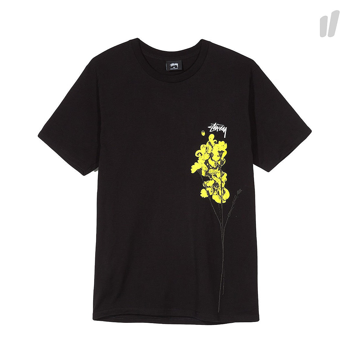 Stussy Dead Flowers Tee Black T-Shirts 1904261 / 0001 | Overkill