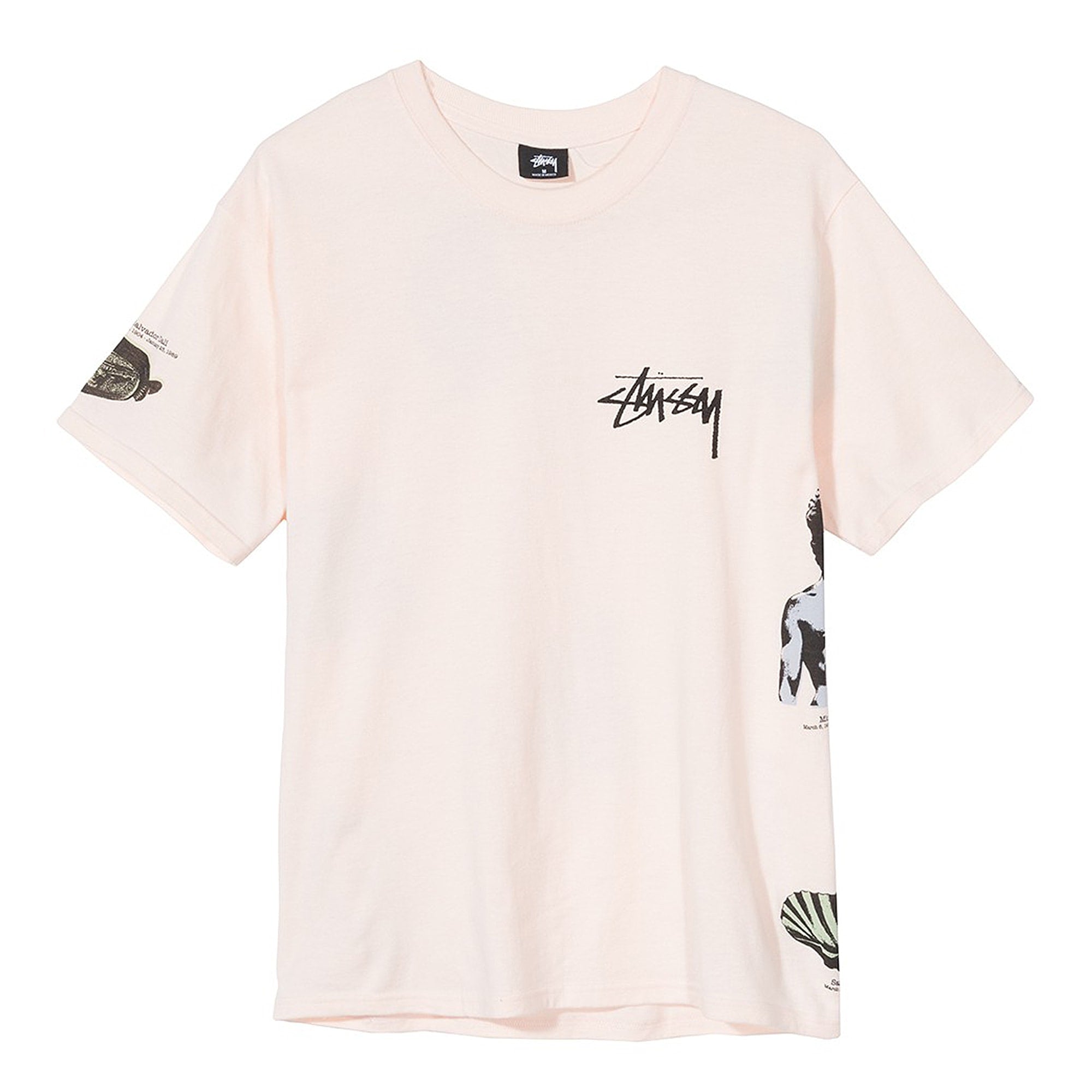 Stussy Gallery Tee Pale Pink T-Shirts 1904345 / 0666 | Overkill