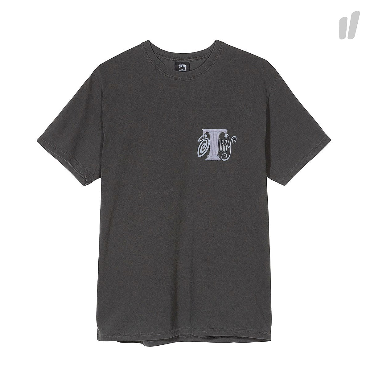 Stussy Column Pigment Dyed Tee Black T-Shirts 1904354 / 0001 | Overkill