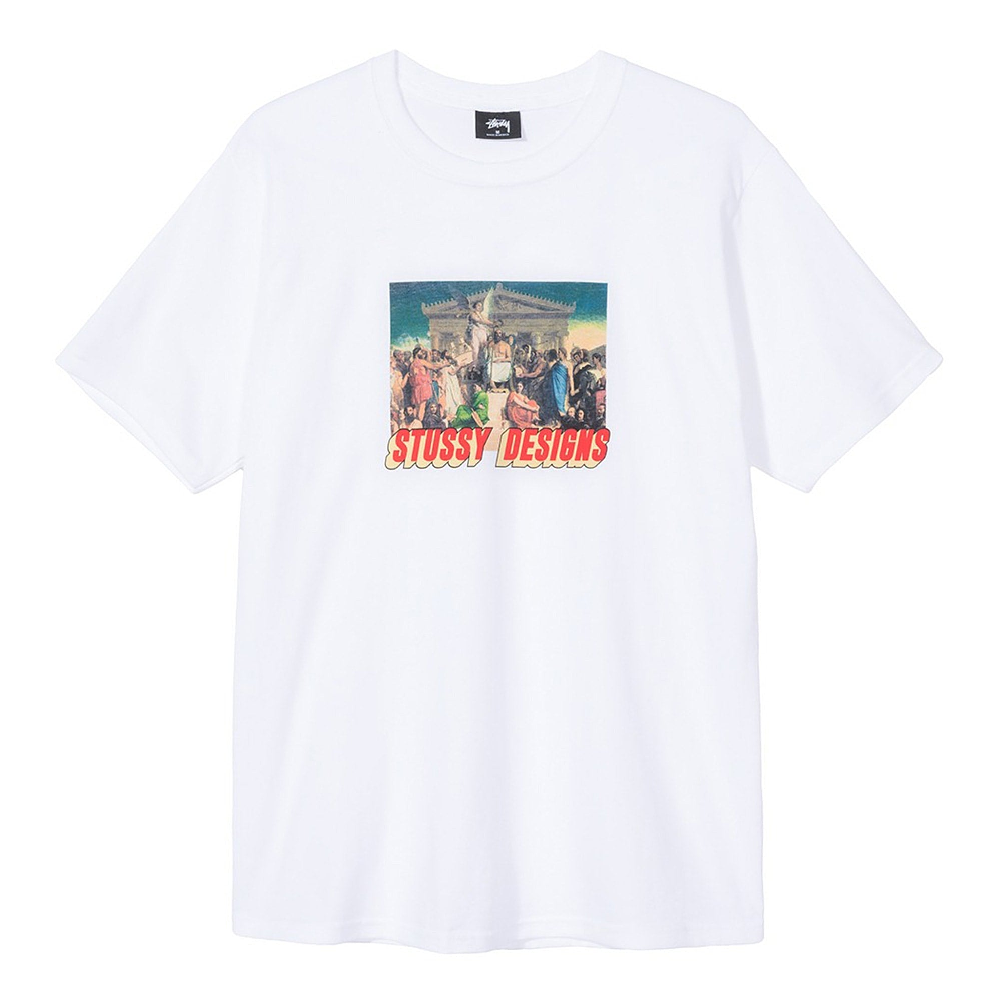 Stussy Zeus Tee White T-Shirts 1904393 / 1201 | Overkill