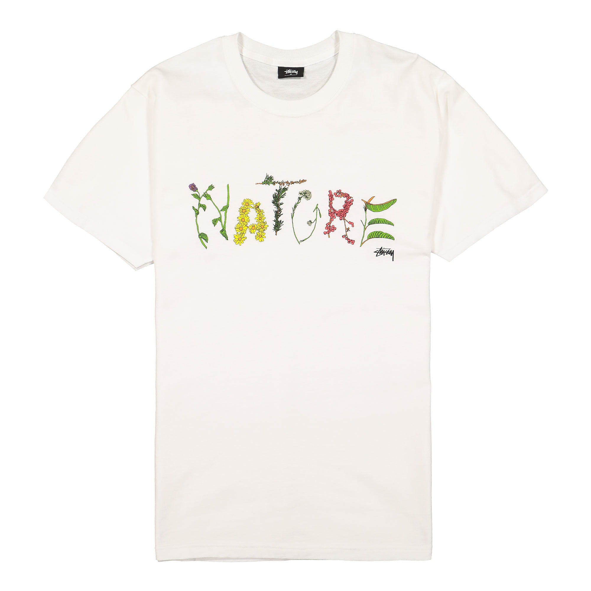 Stussy Nature Tee White T-Shirts 1904479 / 1201 | Overkill