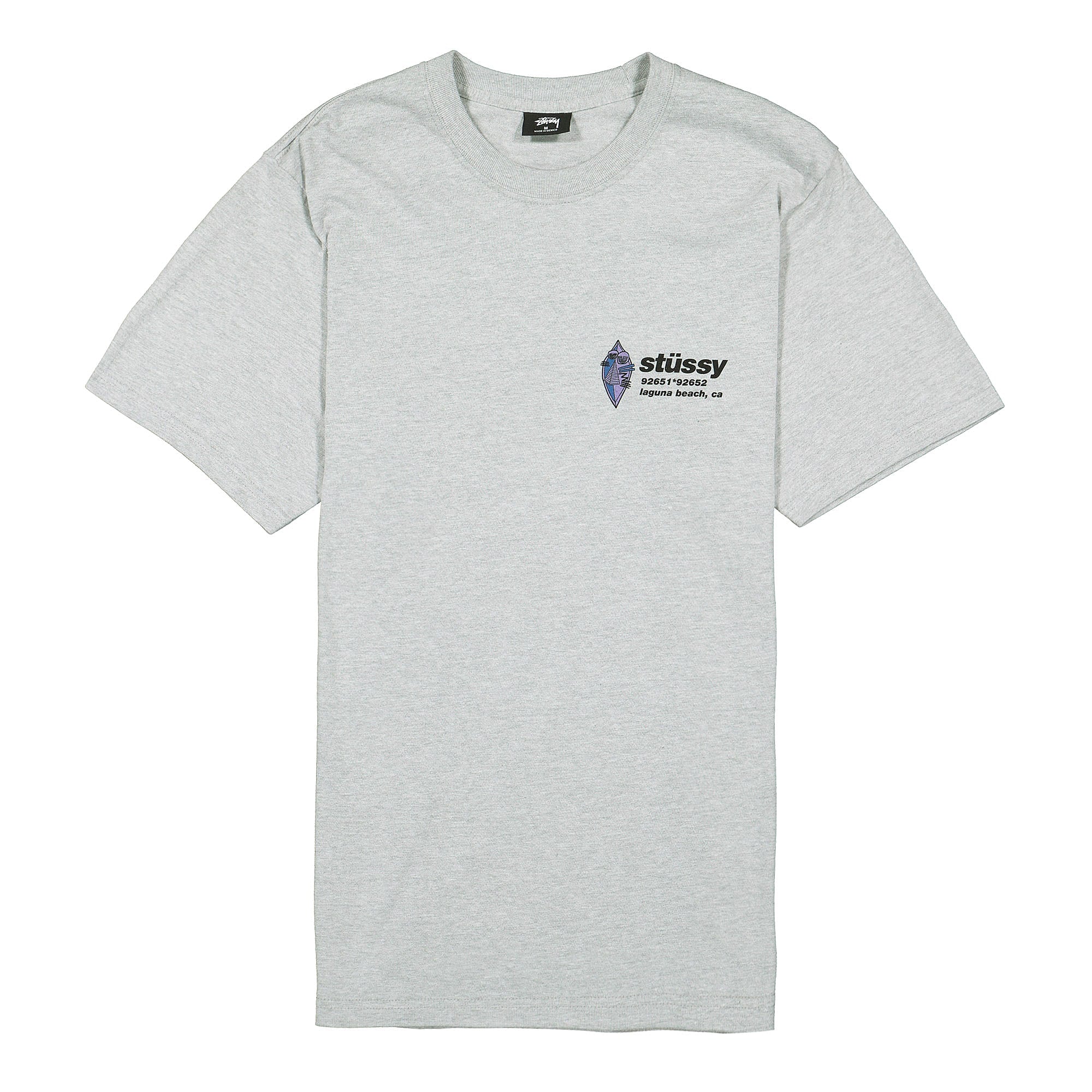 Stussy Triple Mask Tee Grey Heather T-Shirts 1904484 / 0009 | Overkill