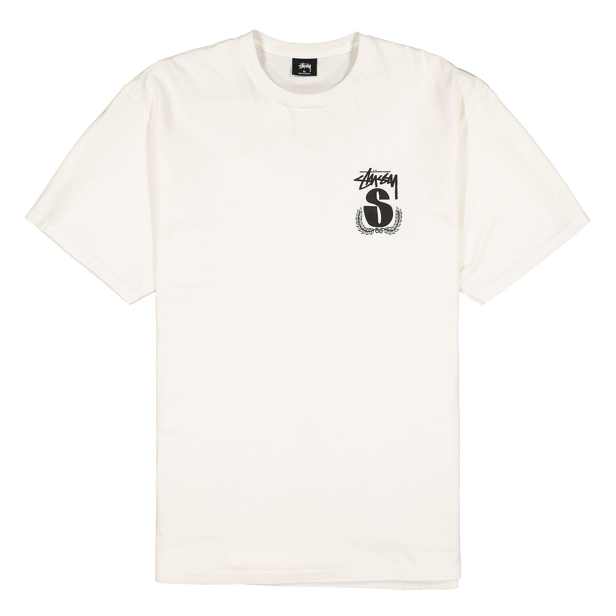 Stussy S Wreath Pigment Dyed Tee Natural T-Shirts 1904491 / 1002 | Overkill