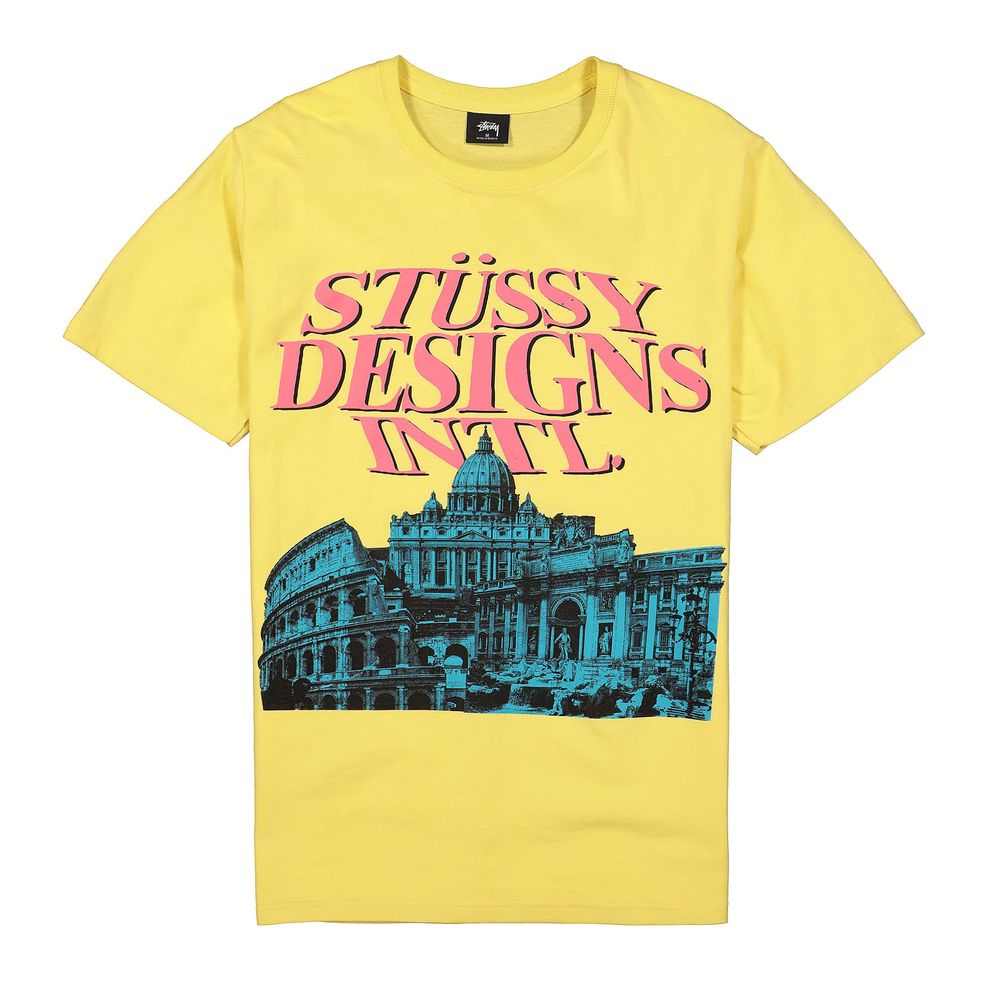 Stussy Rome Tee Yellow T-Shirts 1904512 / 0201 | Overkill