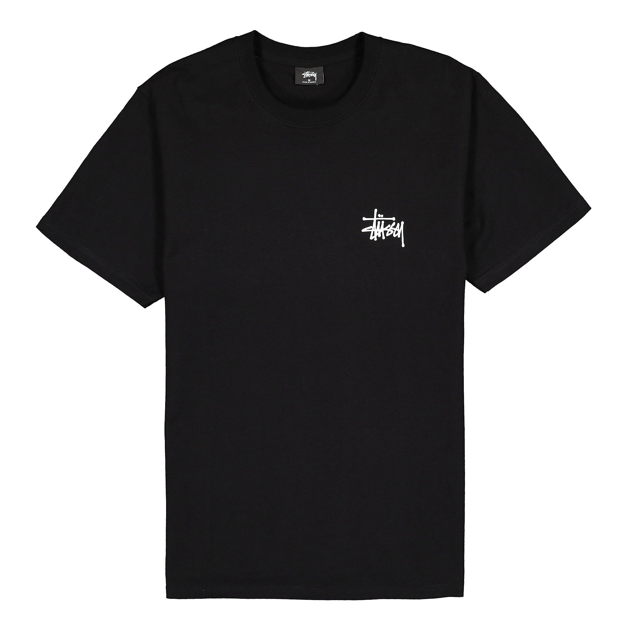 Stussy Basic Tee Black T-Shirts 1904535 / 0001 | Overkill