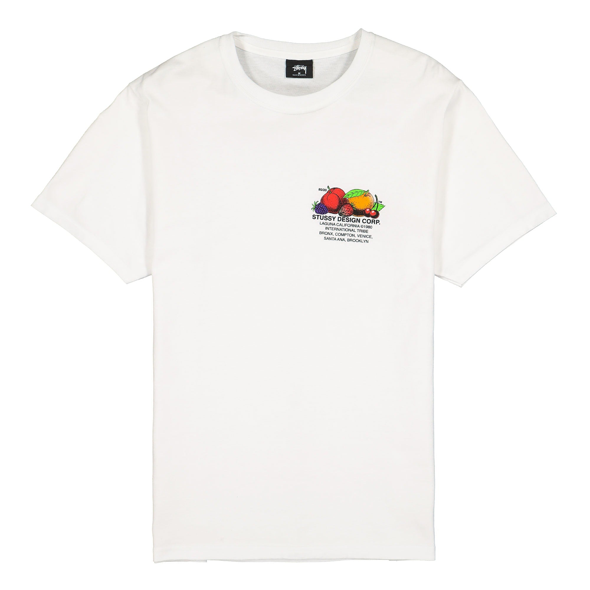 Stussy Fresh Fruit Tee White T-Shirts 1904542 / 1201 | Overkill