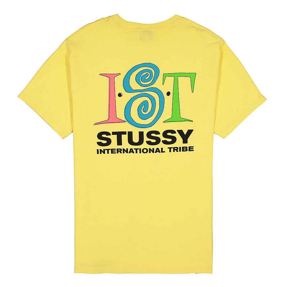 Stussy Ist Tee Yellow T-Shirts Material | Overkill