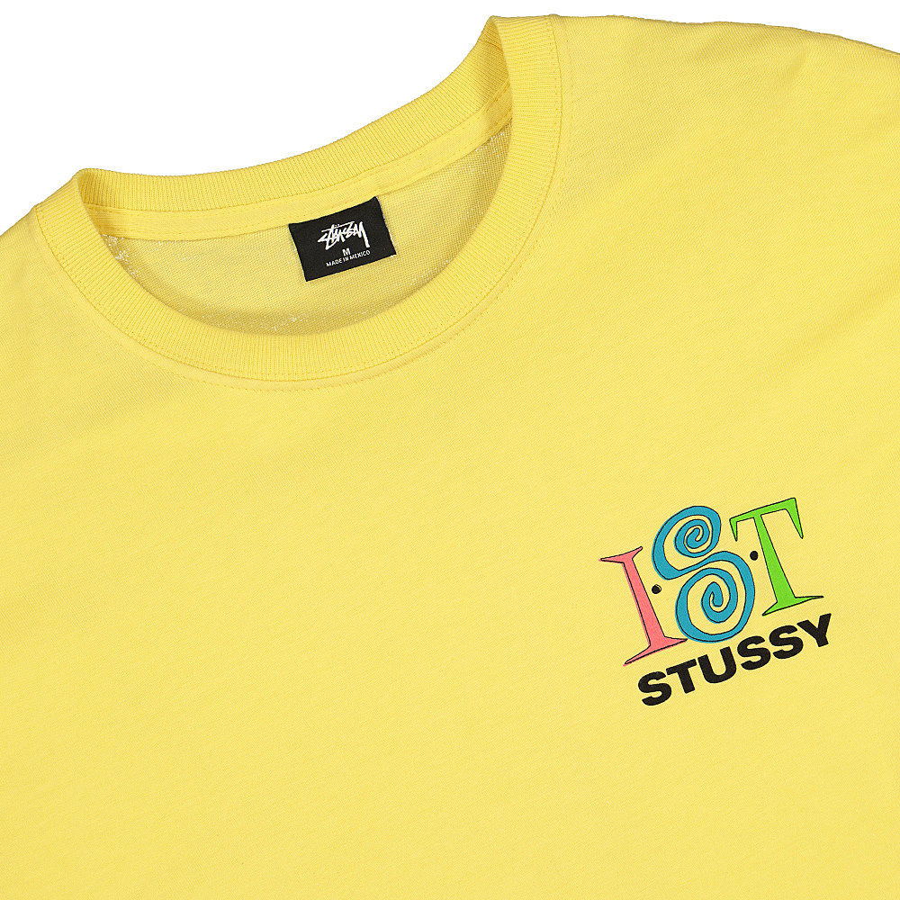 Stussy Ist Tee Yellow T-Shirts Close-up | Overkill