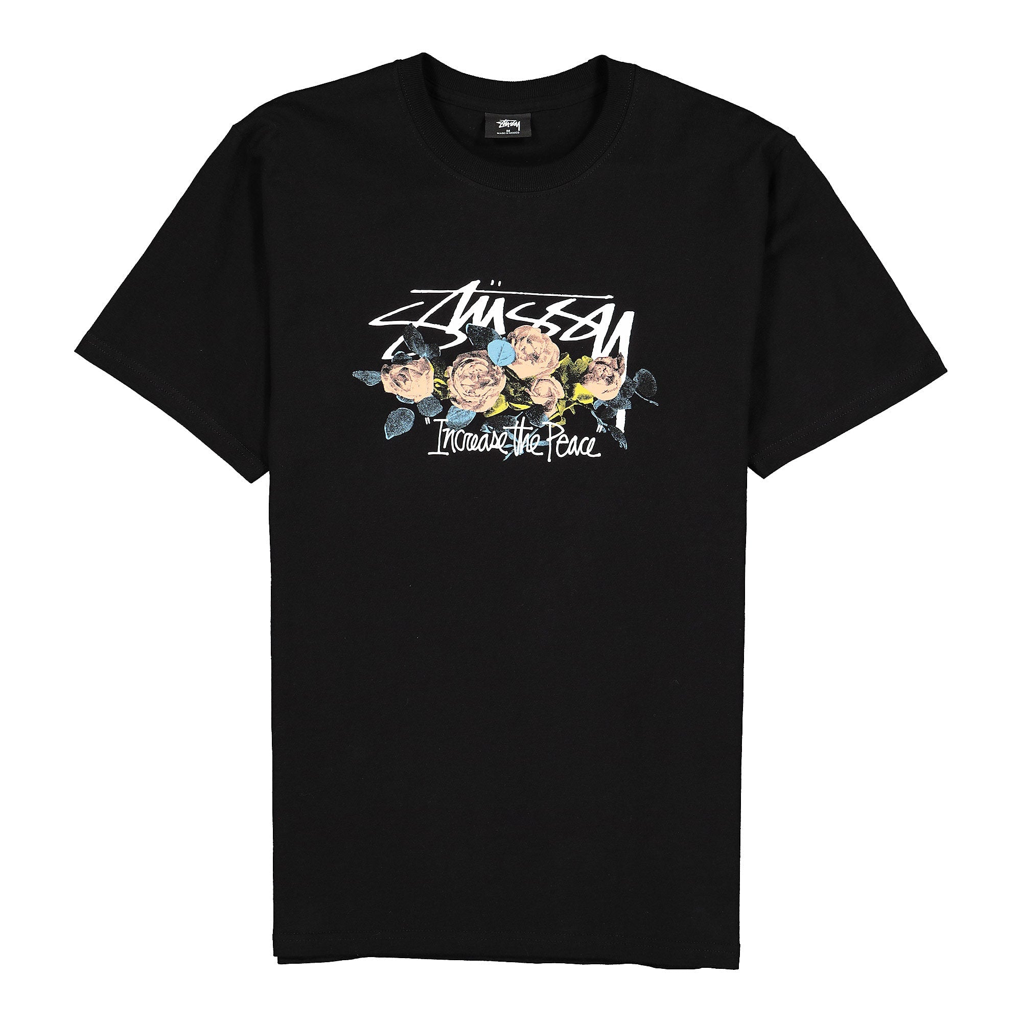 Stussy Itp Roses Tee Black T-Shirts 1904574 / 0001 | Overkill