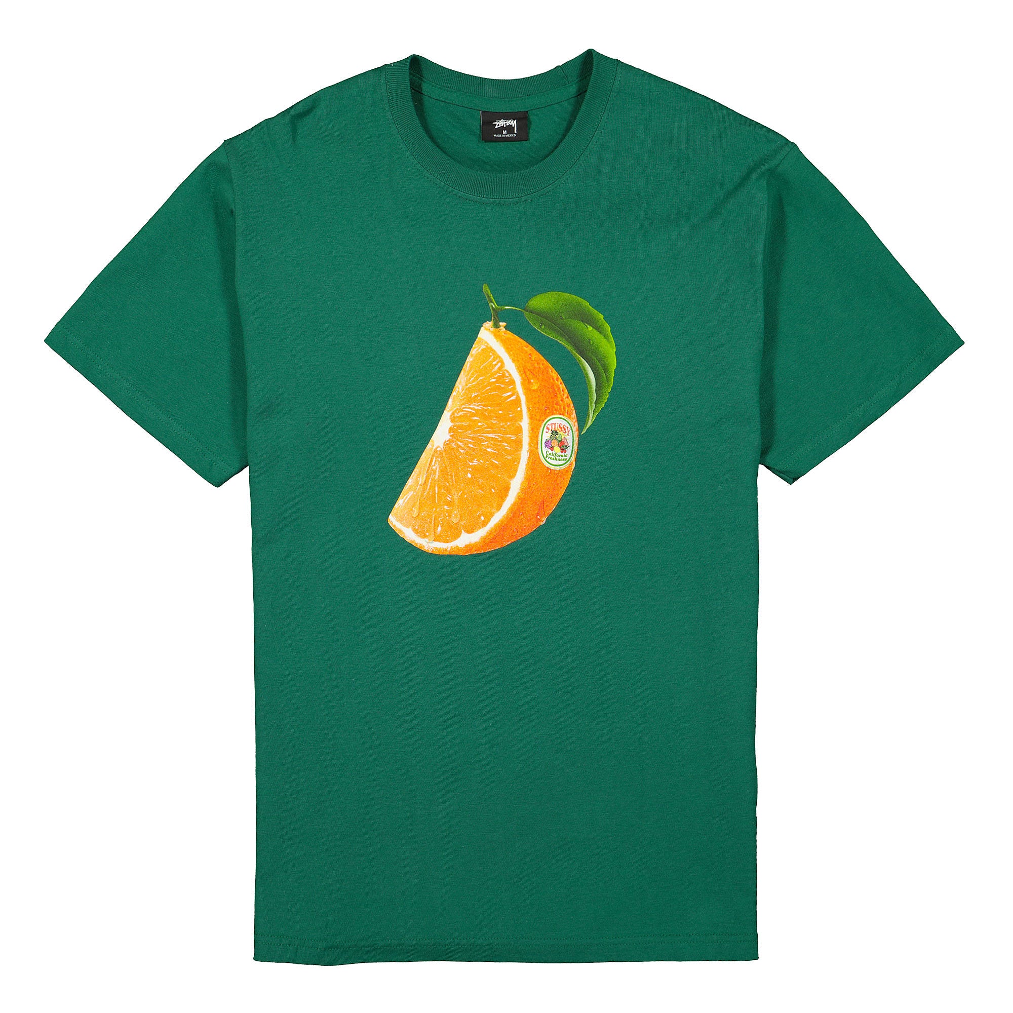 Stussy Orange Slice Tee Dark Green T-Shirts 1904576 / 0450 | Overkill