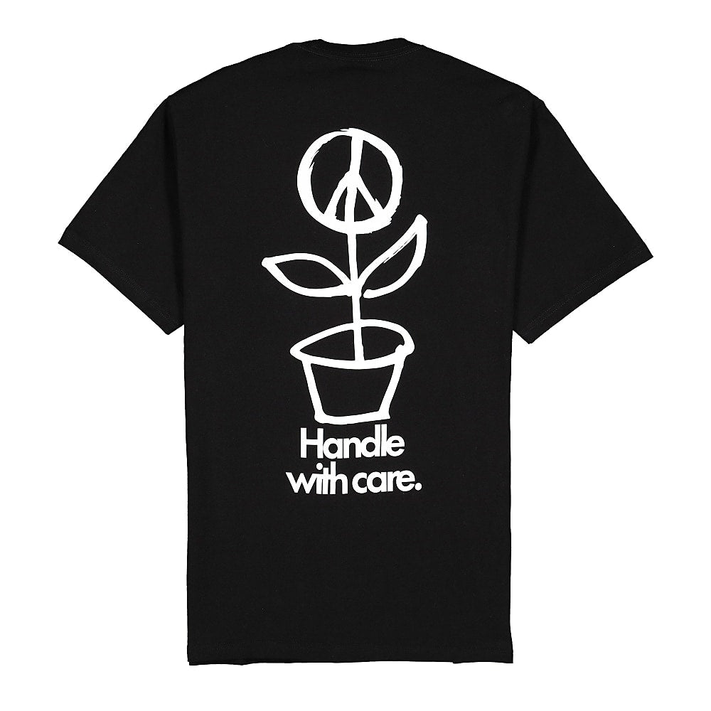 Stussy Peace Pot Tee Black T-Shirts Material | Overkill