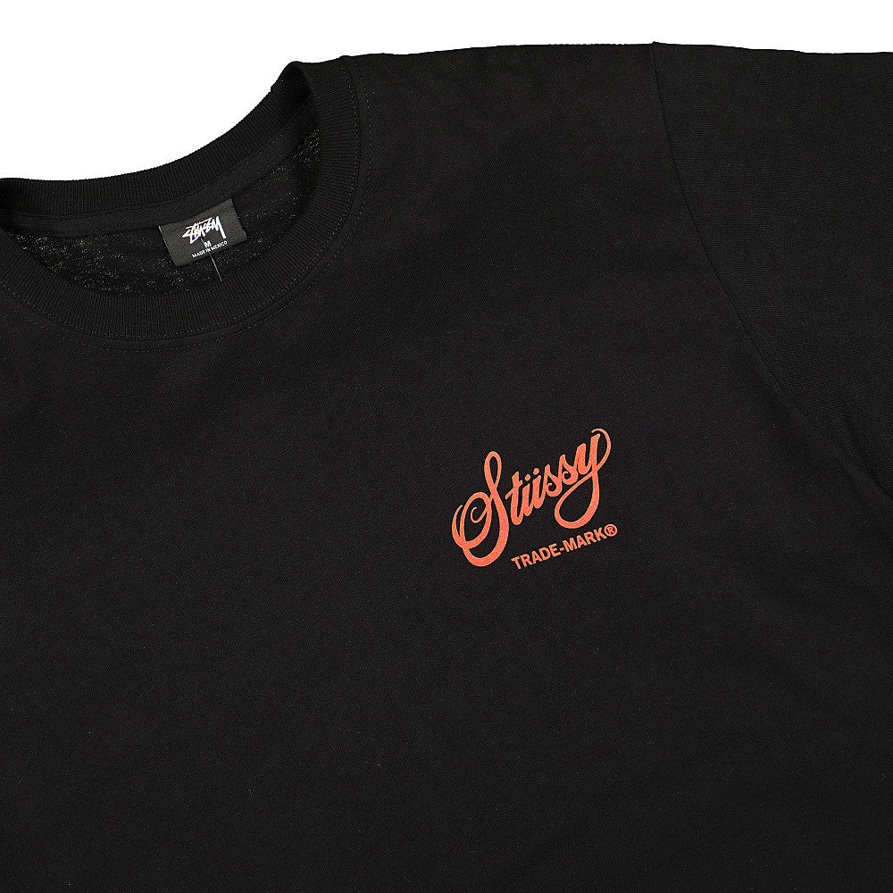 Stussy Bottlecap Tee Black Close-up | Overkill