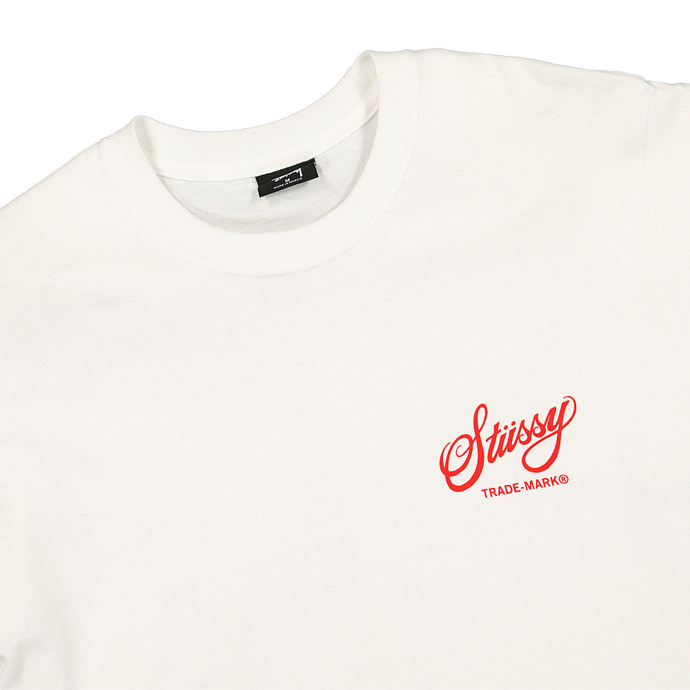Stussy Bottlecap Tee White Caps Close-up | Overkill