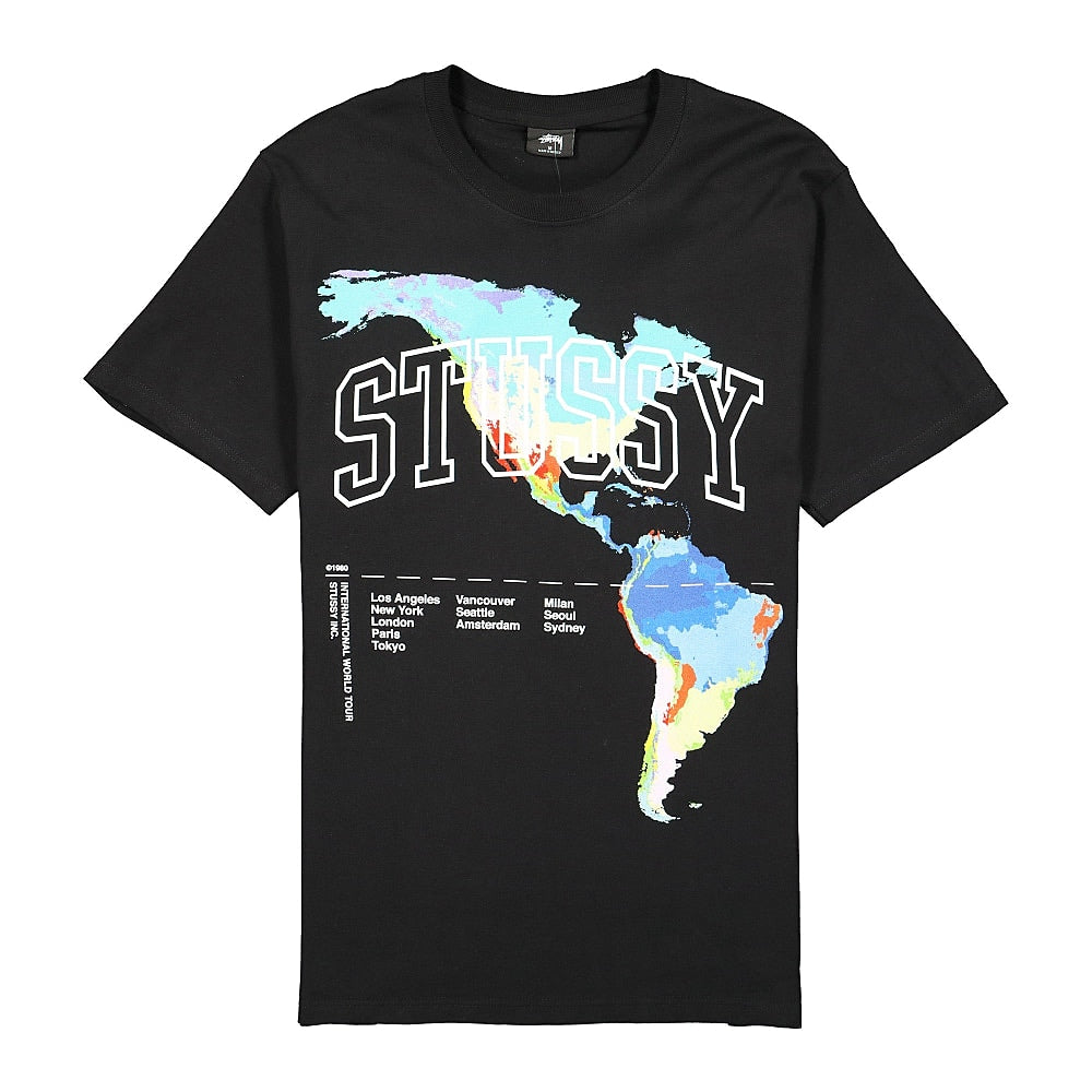Stussy Thermal Tee Black T-Shirts 1904630 / 0001 | Overkill