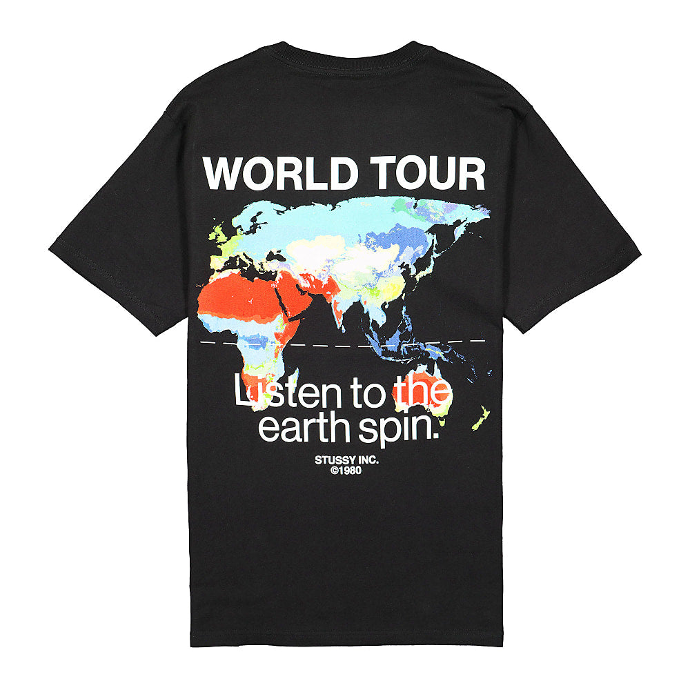 Stussy Thermal Tee Black T-Shirts Material | Overkill