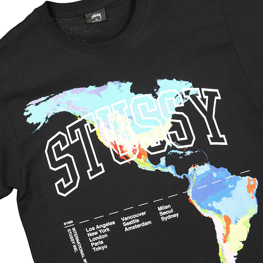 Stussy Thermal Tee Black T-Shirts Close-up | Overkill