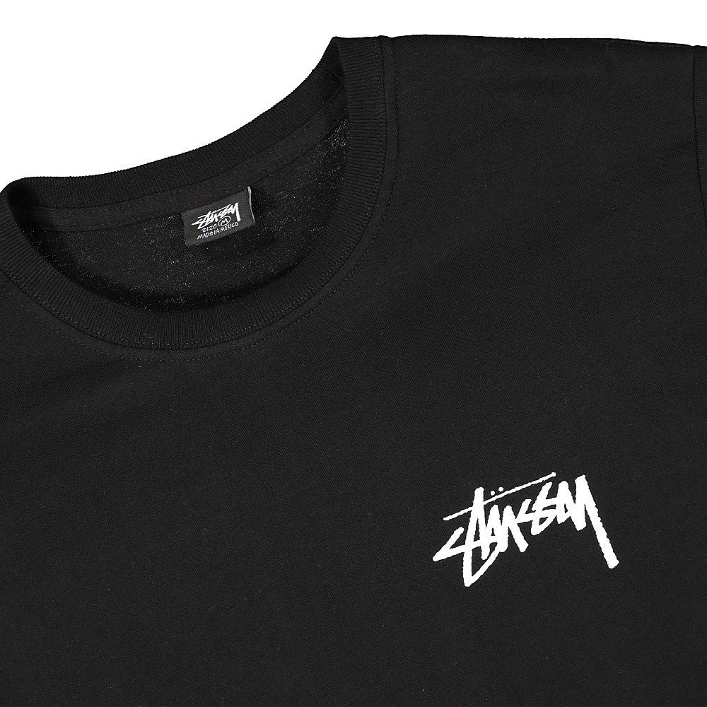 Stussy Peace Sign Tee Black T-Shirts Close-up | Overkill