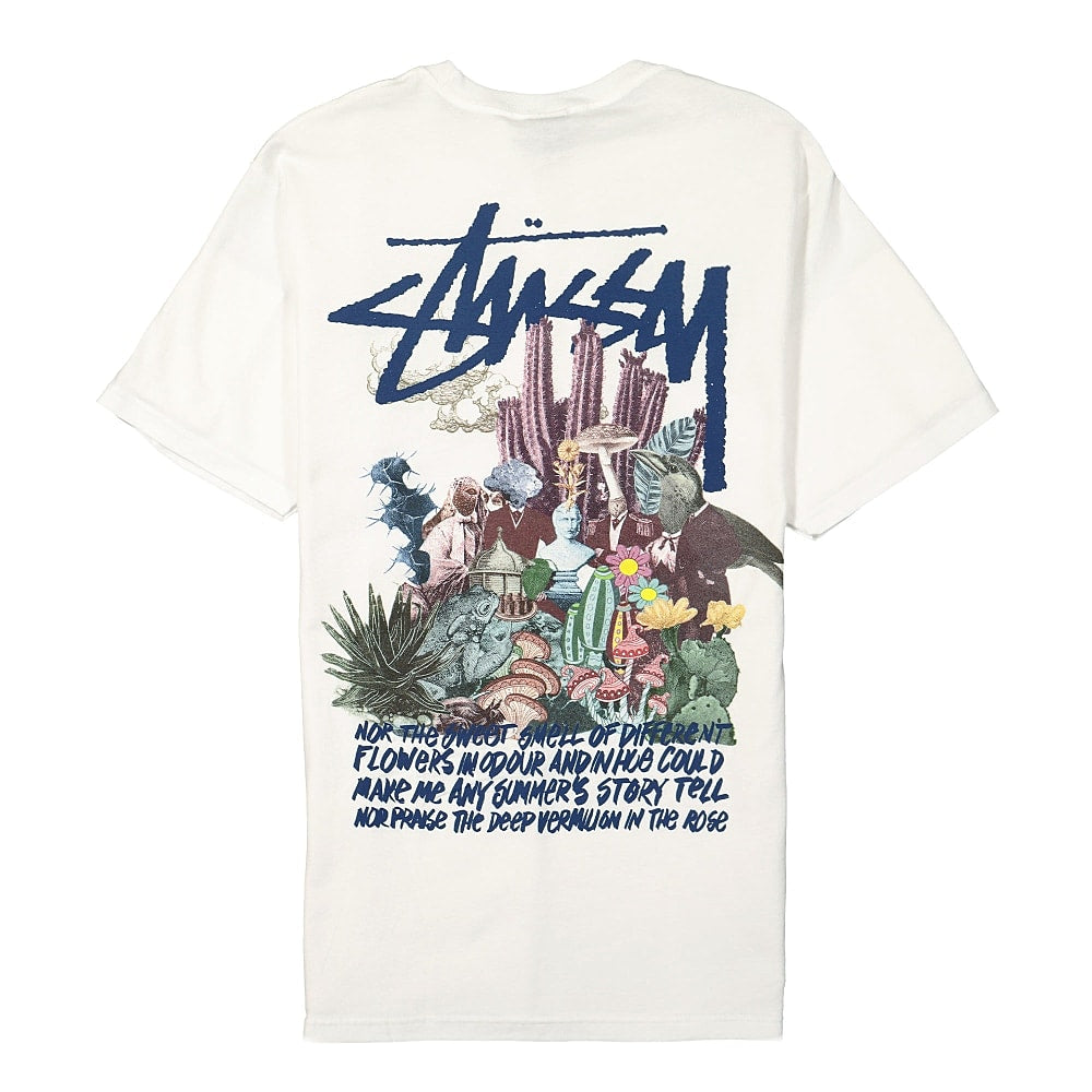 Stussy Psychedelic Tee White T-Shirts Material | Overkill