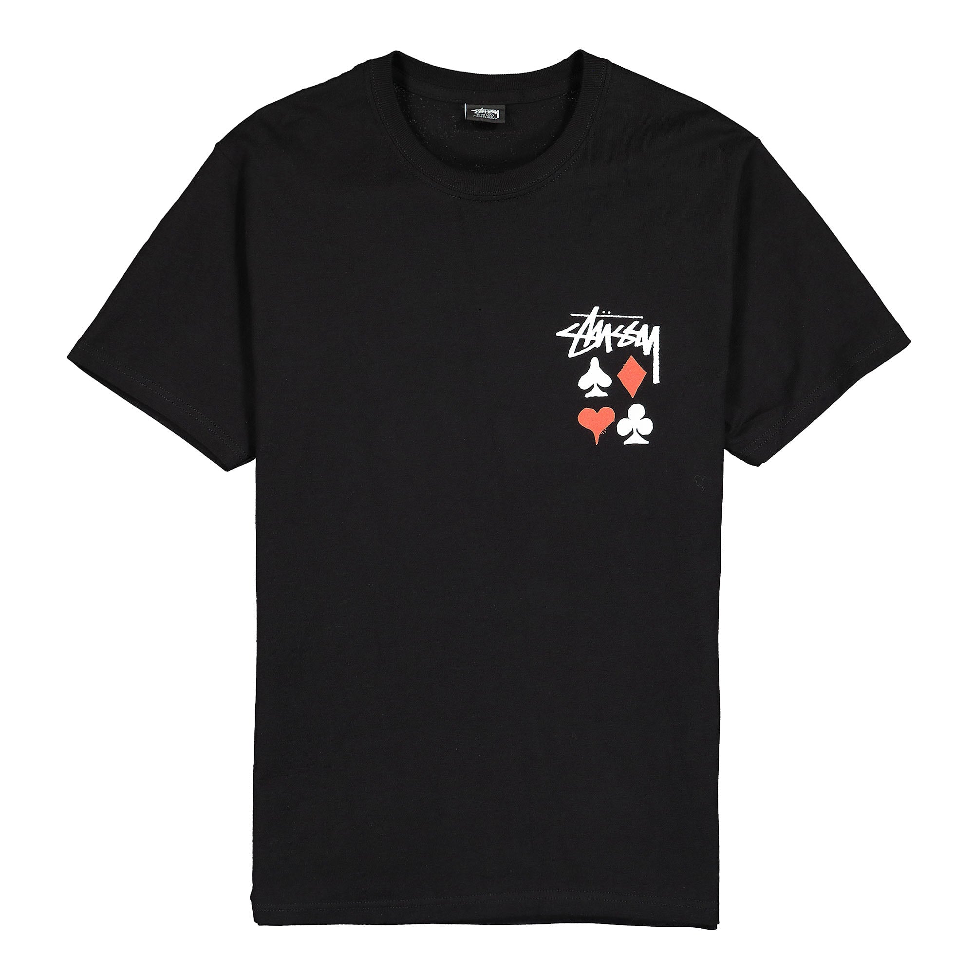 Stussy Full Deck 2 Tee Black T-Shirts 1904687 / 0001 | Overkill