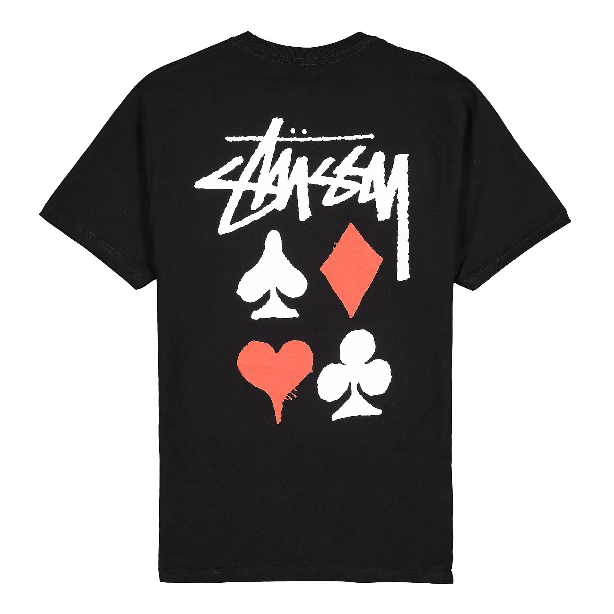 Stussy Full Deck 2 Tee Black T-Shirts Material | Overkill