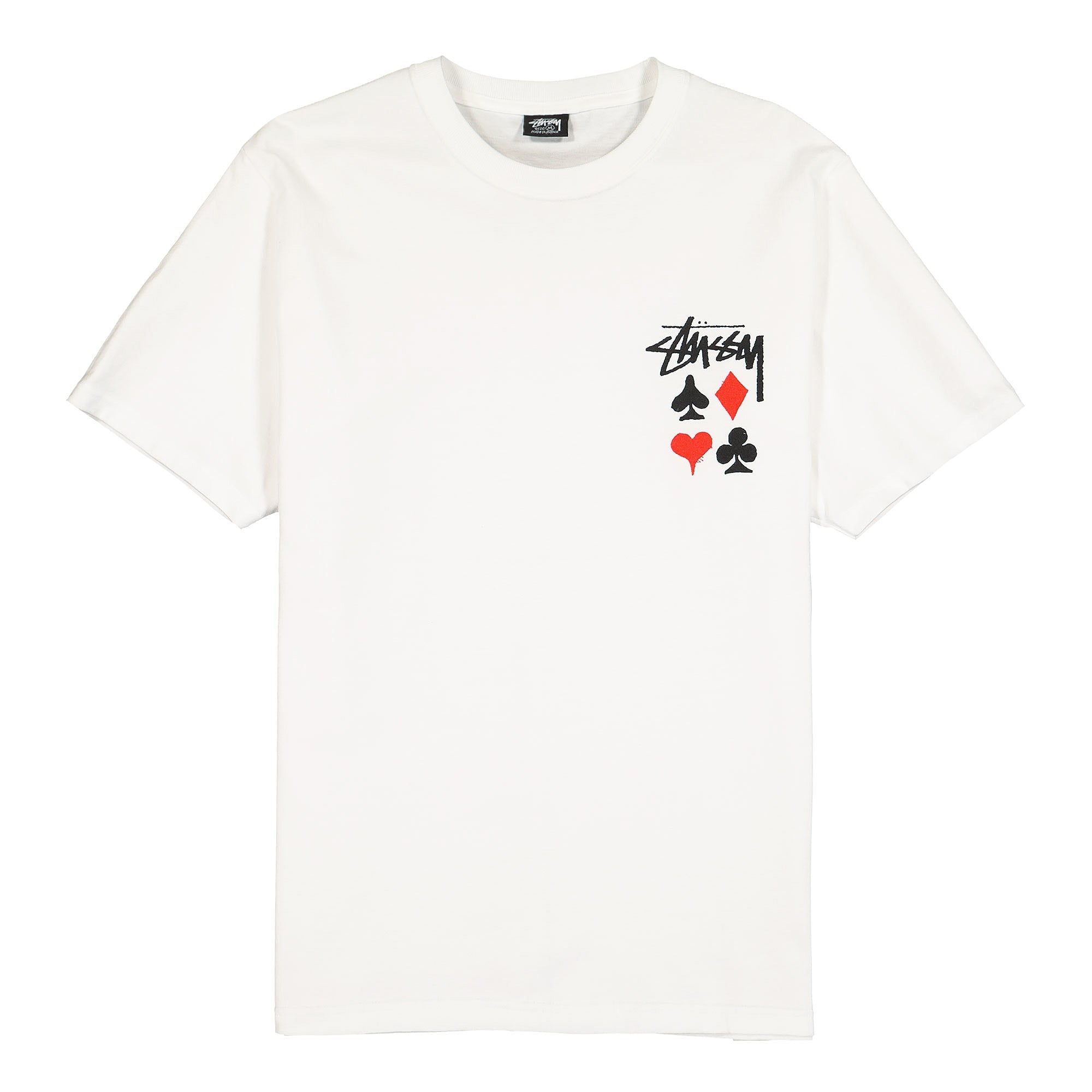 Stussy Full Deck 2 Tee White T-Shirts 1904687 / 1201 | Overkill
