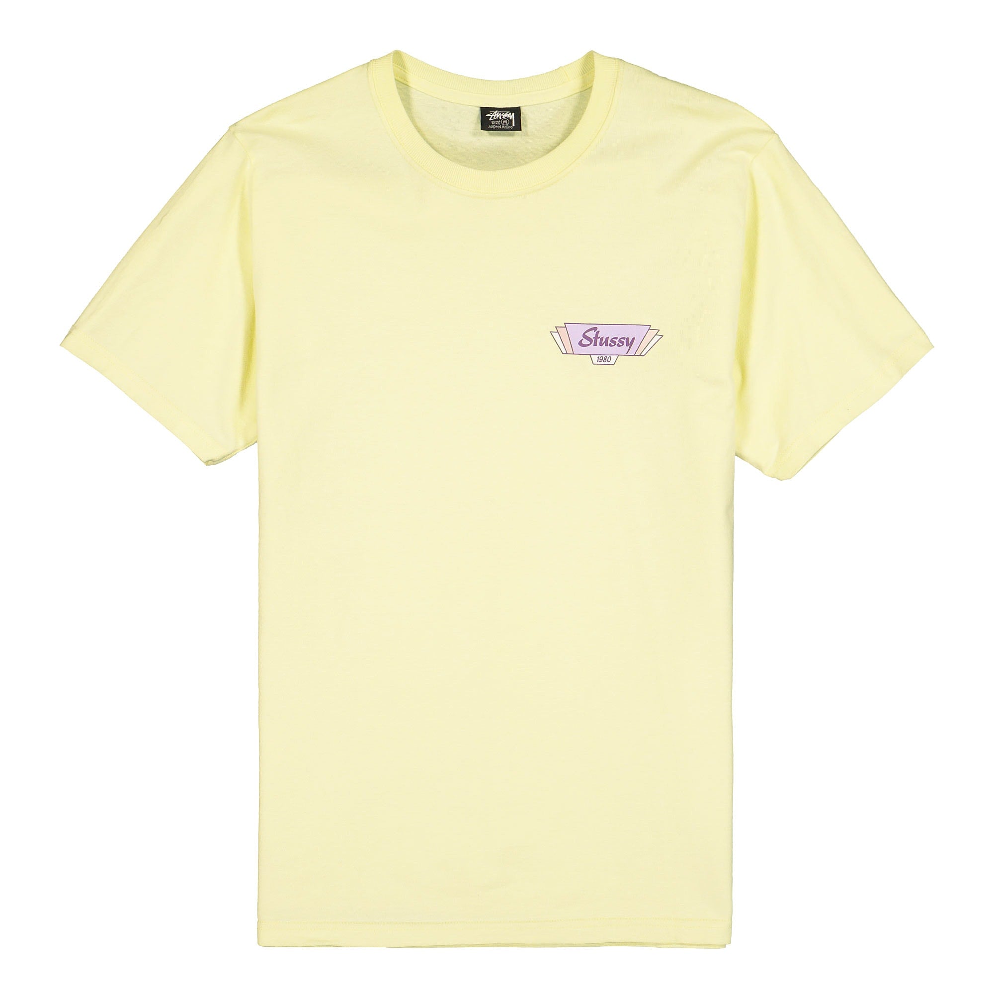 Stussy Palm Springs Tee Pale Yellow T-Shirts 1904691 / 1637 | Overkill