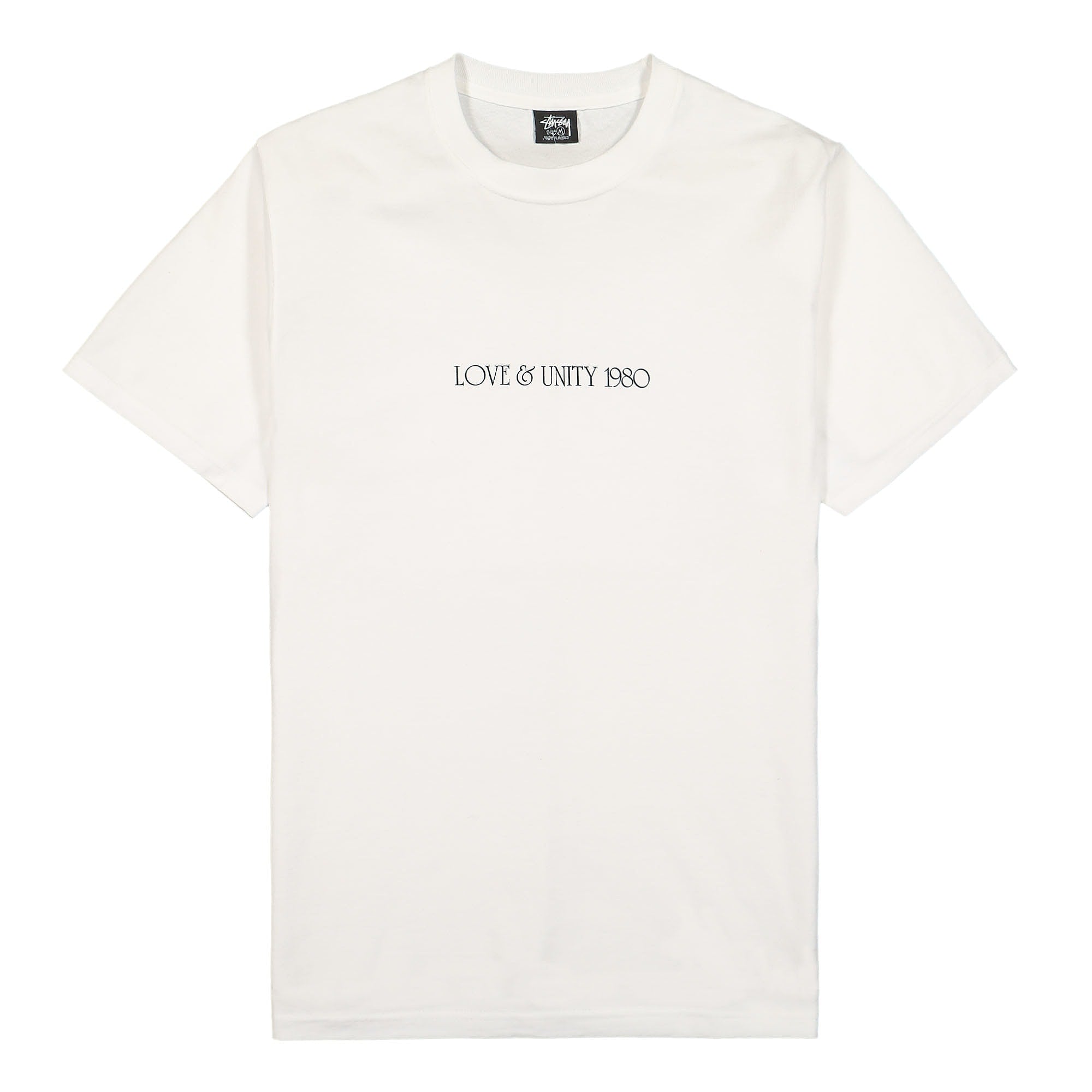 Stussy Love & Unity Tee White T-Shirts 1904742 / 1201 | Overkill