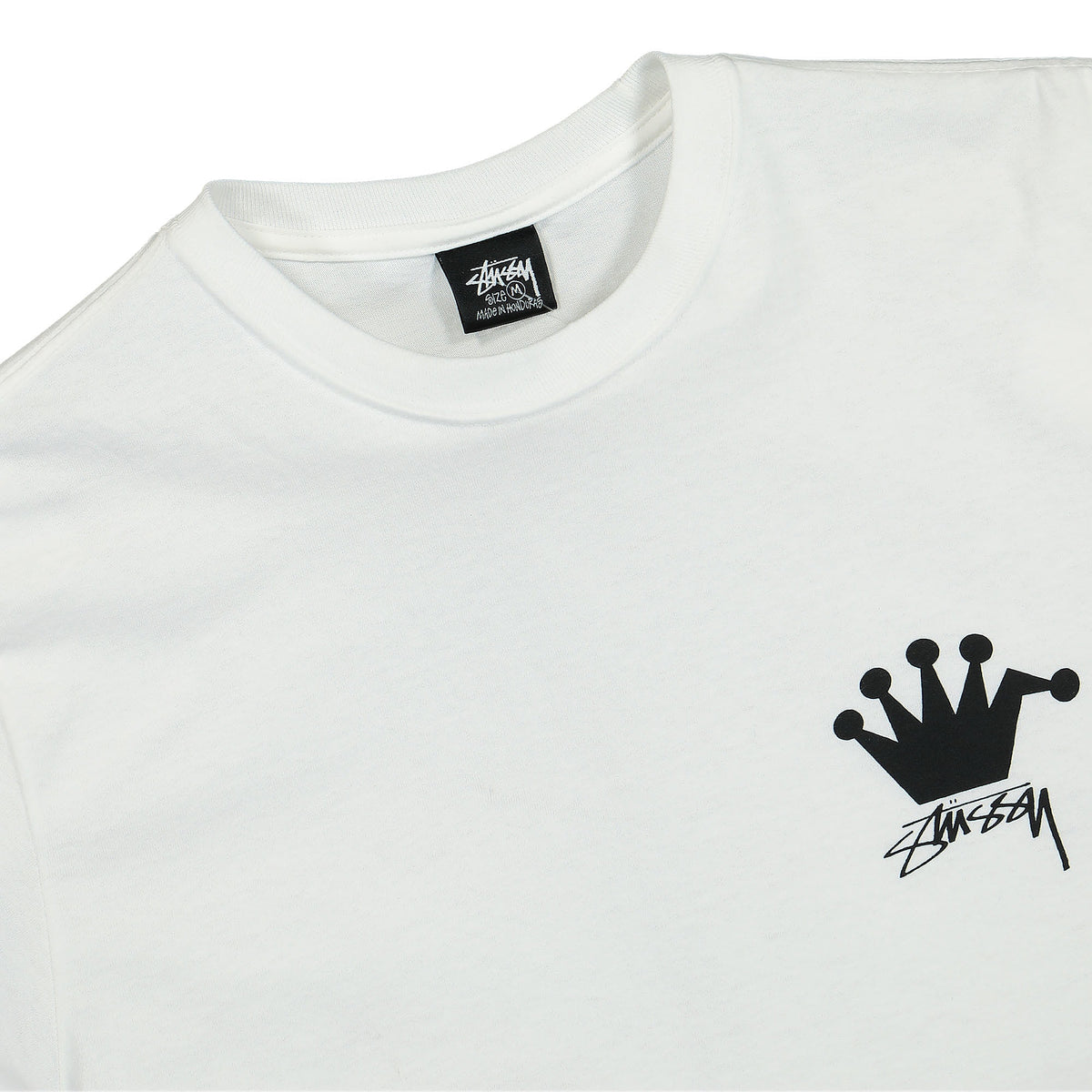 Stussy Lb Crown Tee White T-Shirts Close-up | Overkill