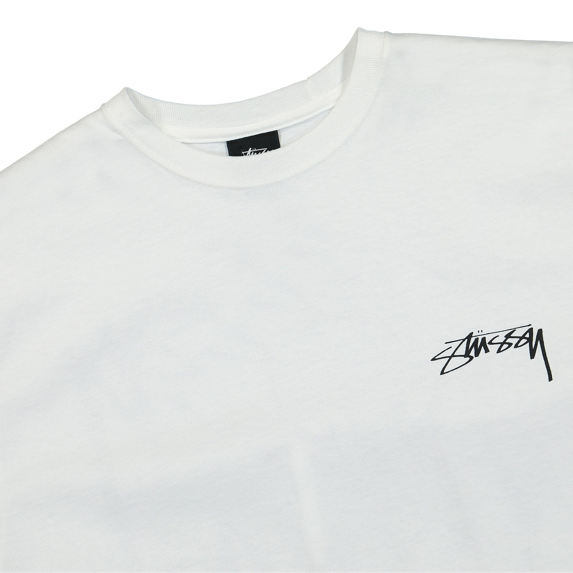Stussy Modern Age Tee White T-Shirts Close-up | Overkill