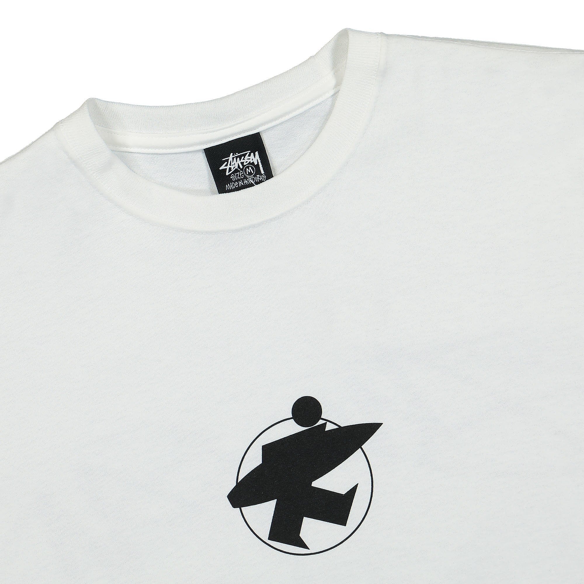 Stussy Surf Stock Tee White T-Shirts Close-up | Overkill