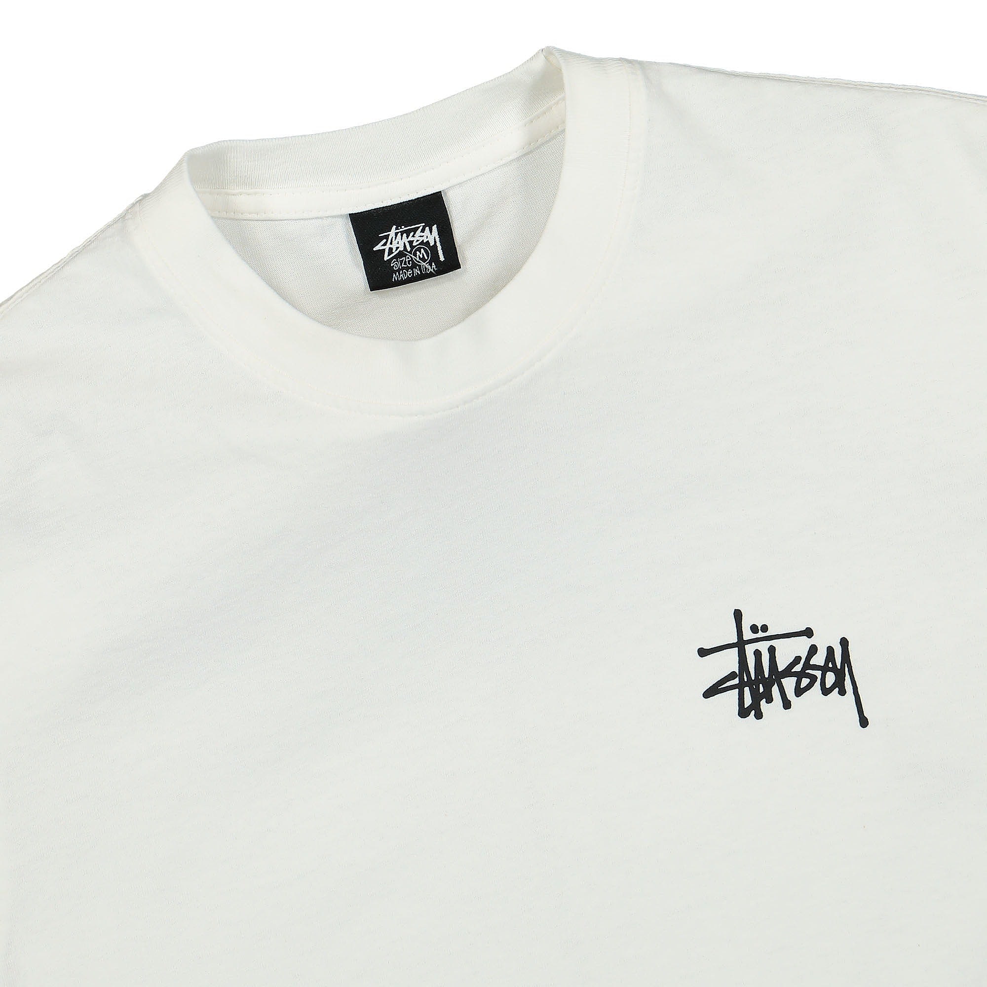Stussy Skull Wings Pigment Dyed Tee Natural T-Shirts Close-up | Overkill
