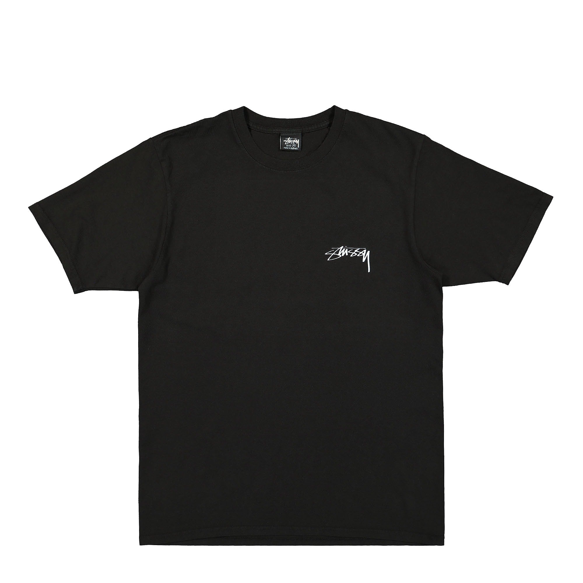 Stussy 100% Pigment Dyed Tee Black T-Shirts 1904829 / 0001 | Overkill