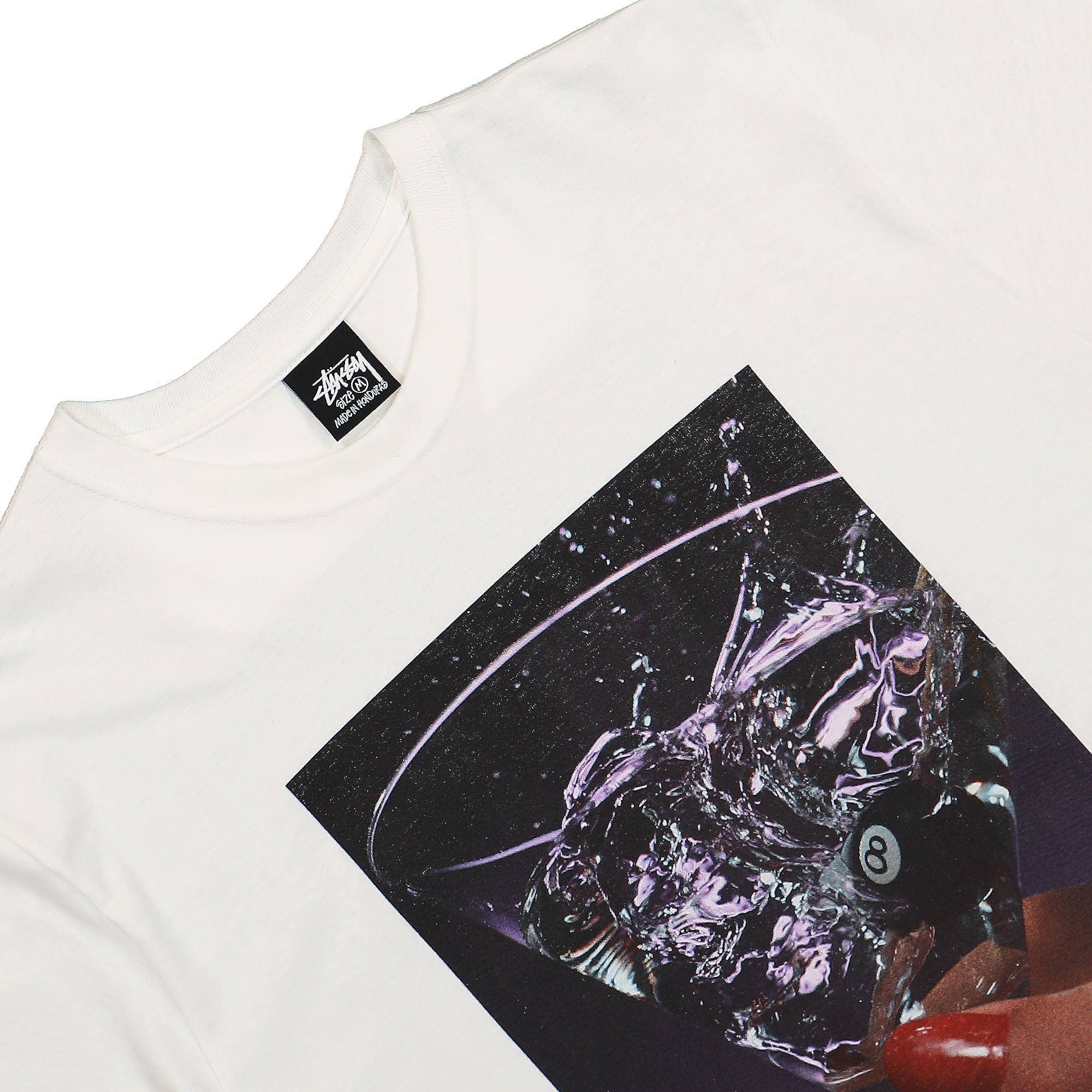 Stussy Martini Tee White T-Shirts Close-up | Overkill