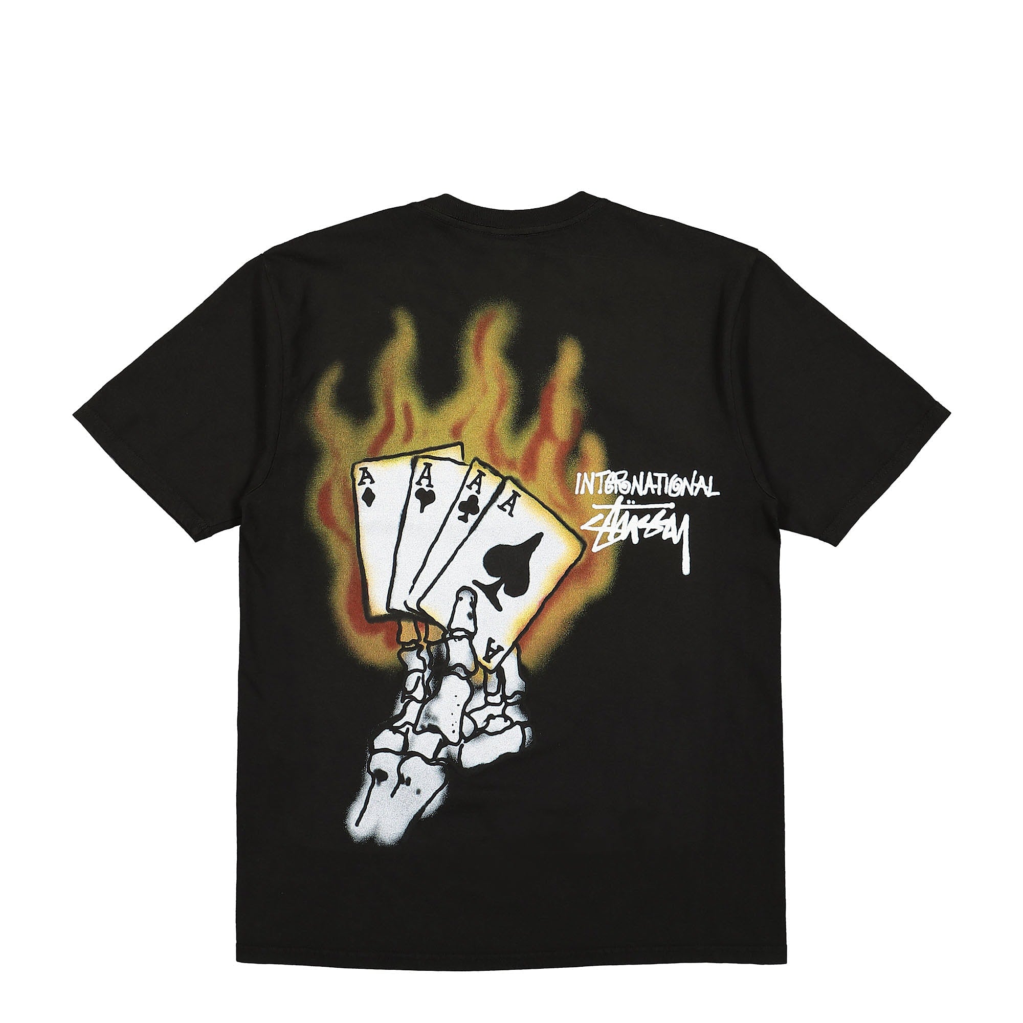 Stussy Read Em N Weep Pigment Dyed Tee Black T-Shirts Material | Overkill