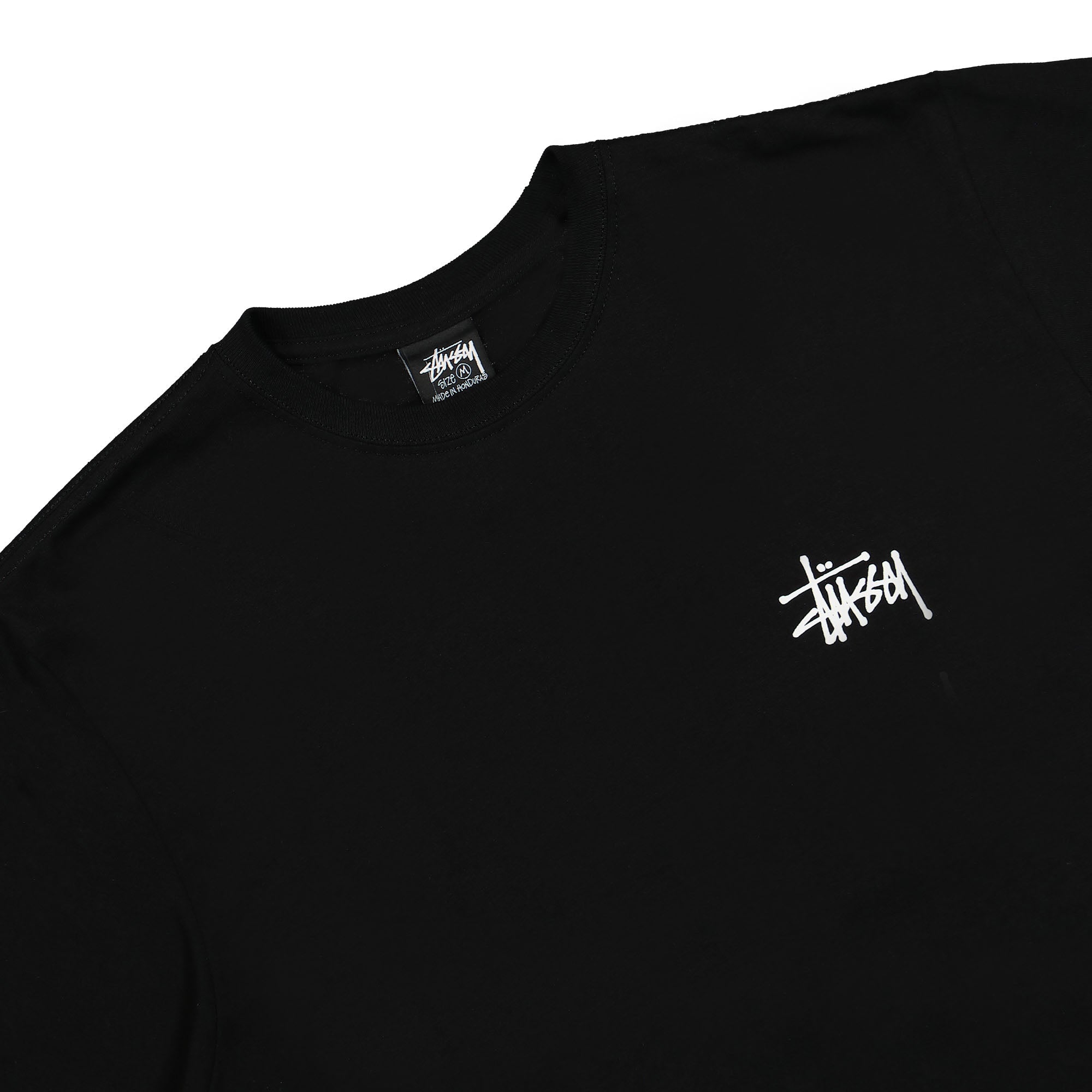 Stussy Basic Stussy Tee Black T-Shirts Material | Overkill