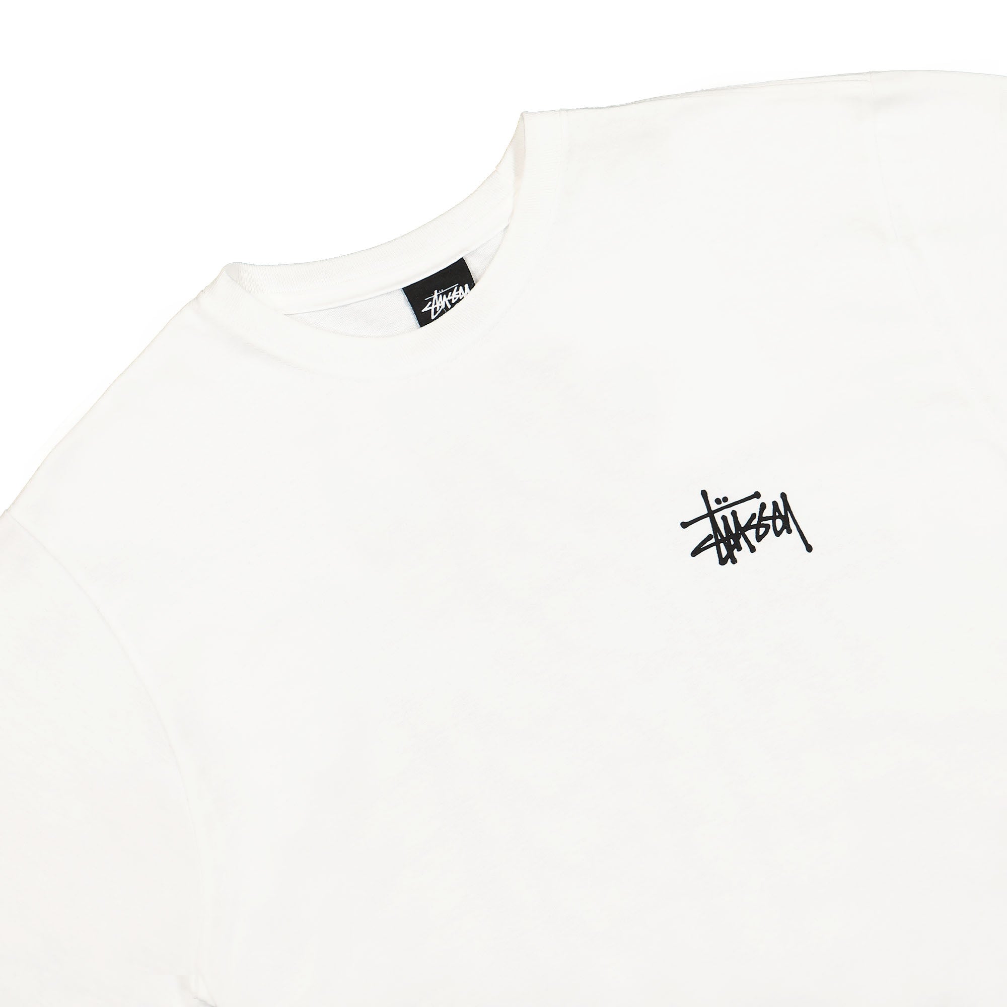 Stussy Basic Stussy Tee White T-Shirts Material | Overkill