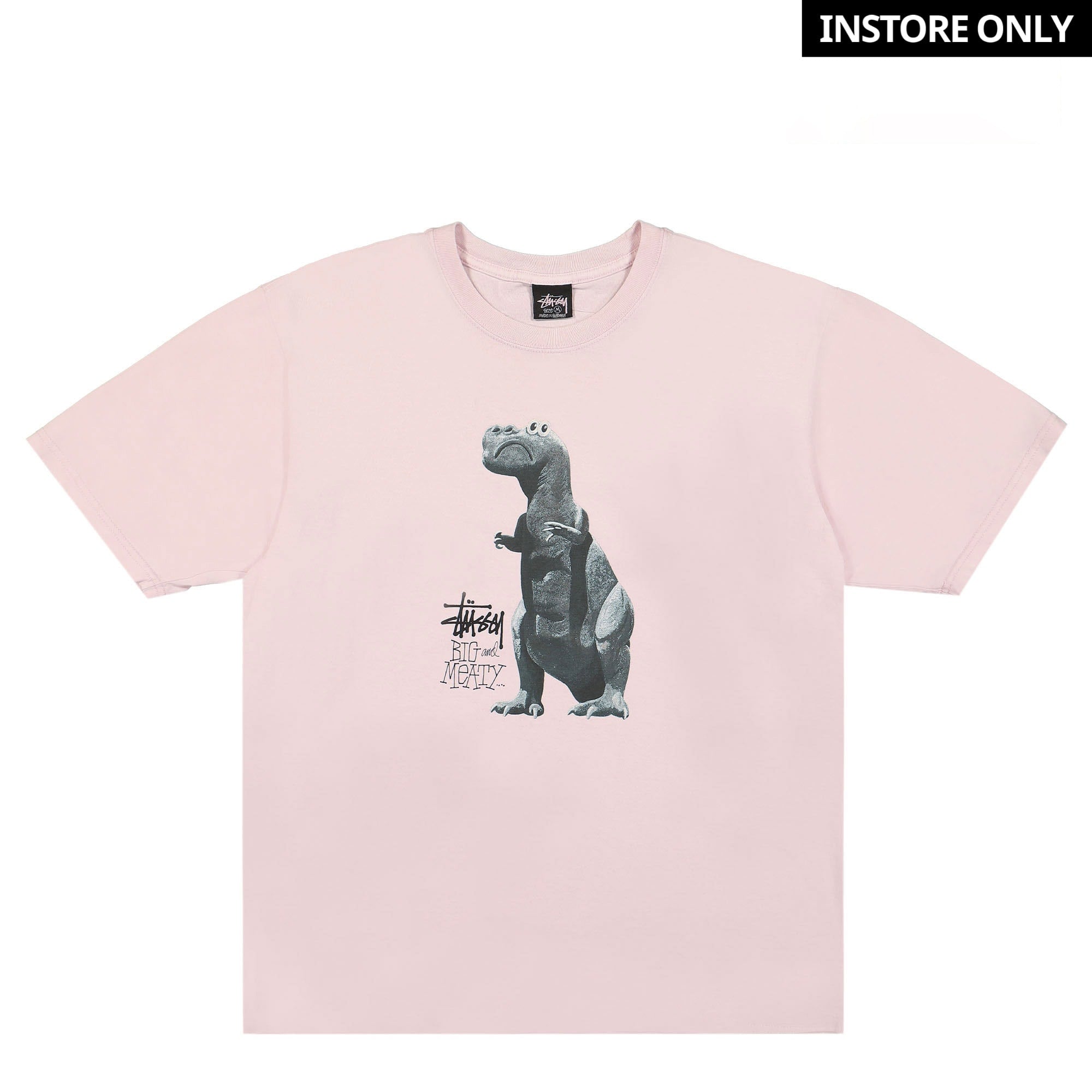 Stussy Big & Meaty Pig Dyed Tee Blush T-Shirts 1904880 / 0708 / Blush | Overkill
