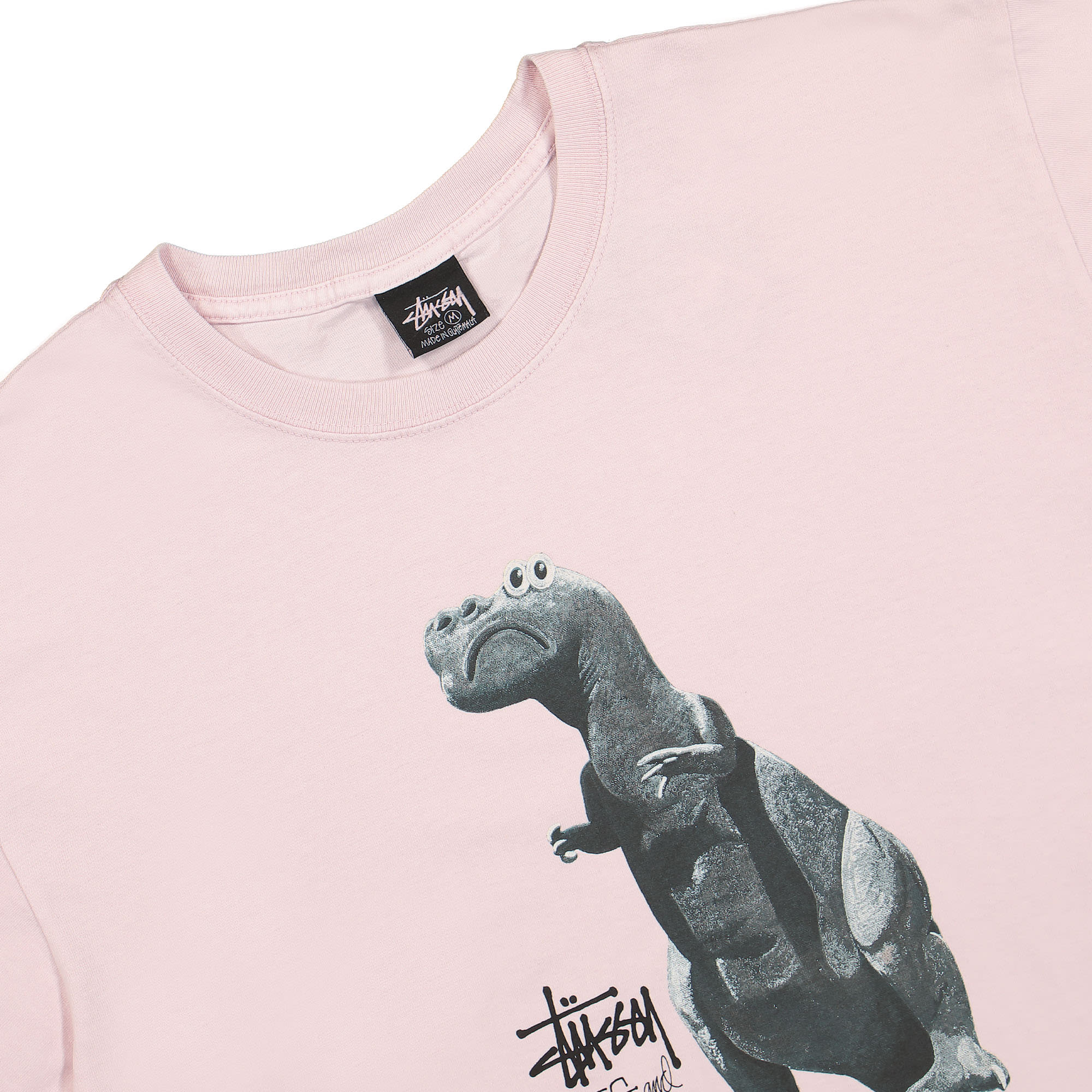 Stussy Big & Meaty Pig Dyed Tee Blush T-Shirts Close-up | Overkill