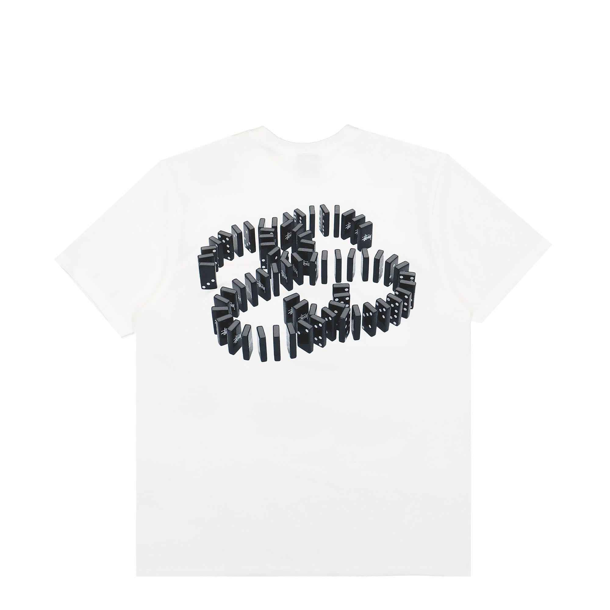 Stussy Dominoes Tee White T-Shirts Close-up | Overkill