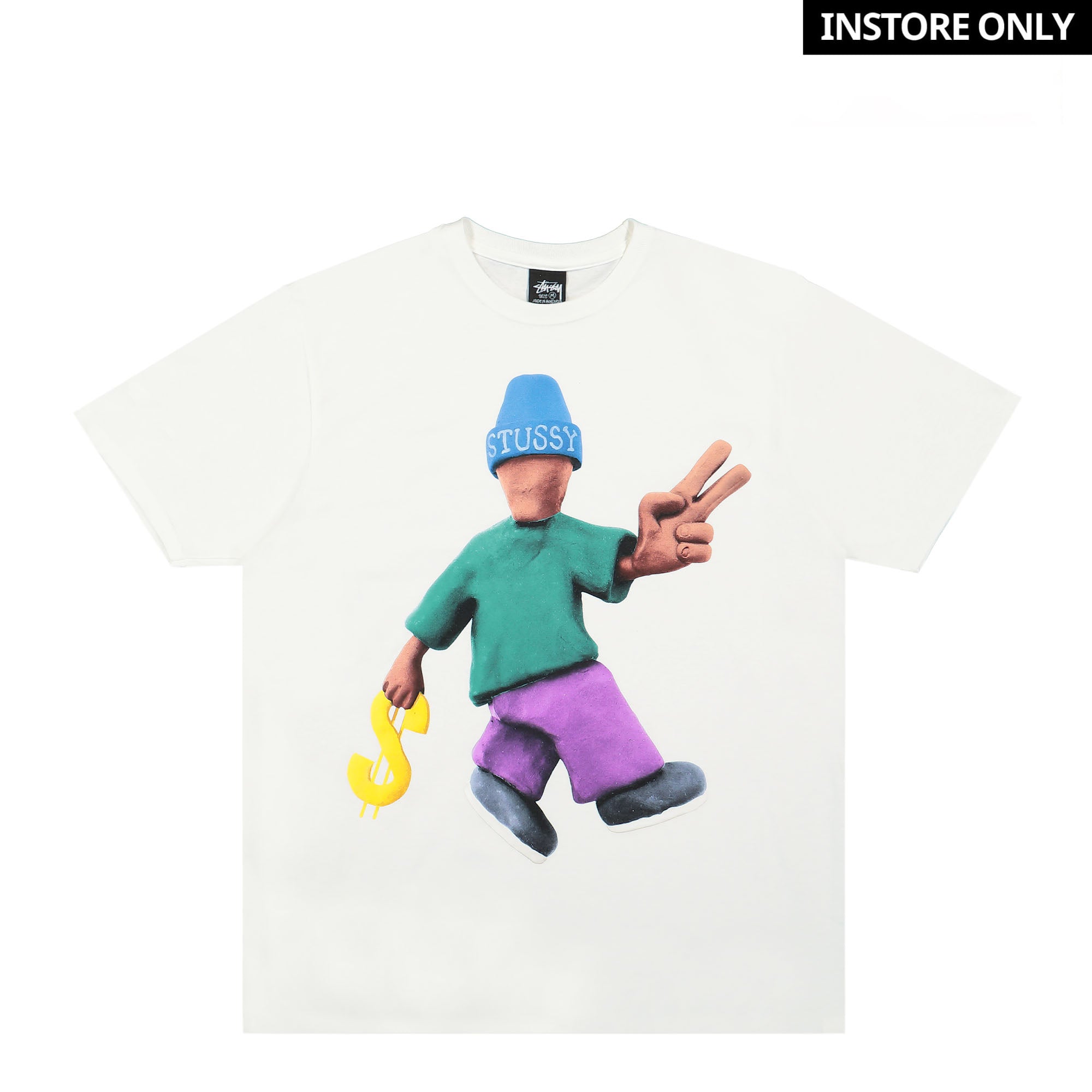 Stussy Peace & Prosperity Tee White T-Shirts 1904934 / 1201 | Overkill